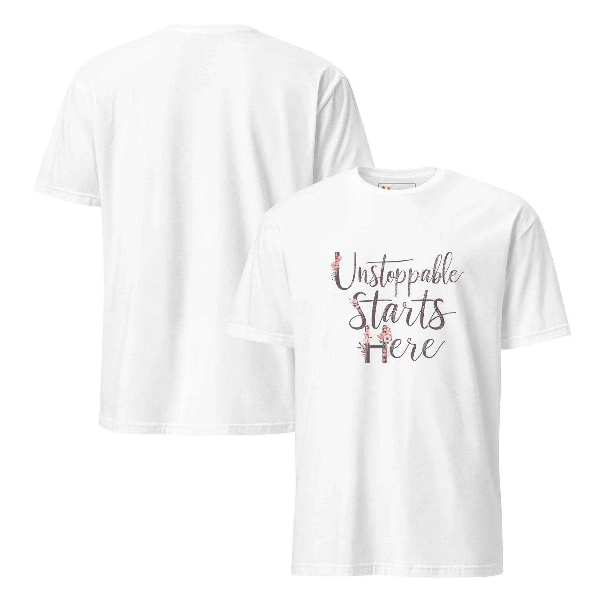 Short-Sleeve Women's T-Shirt | Unstoppablr Starts Here - AwRans Clothing