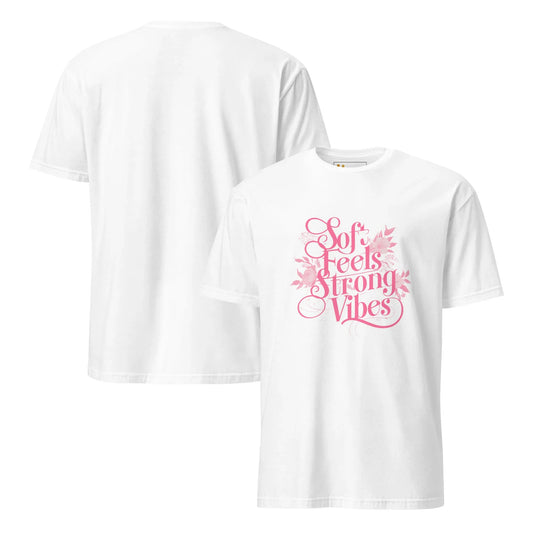 Short-Sleeve Women's T-Shirt | Soft Feels Strong Vibes - AwRans Clothing