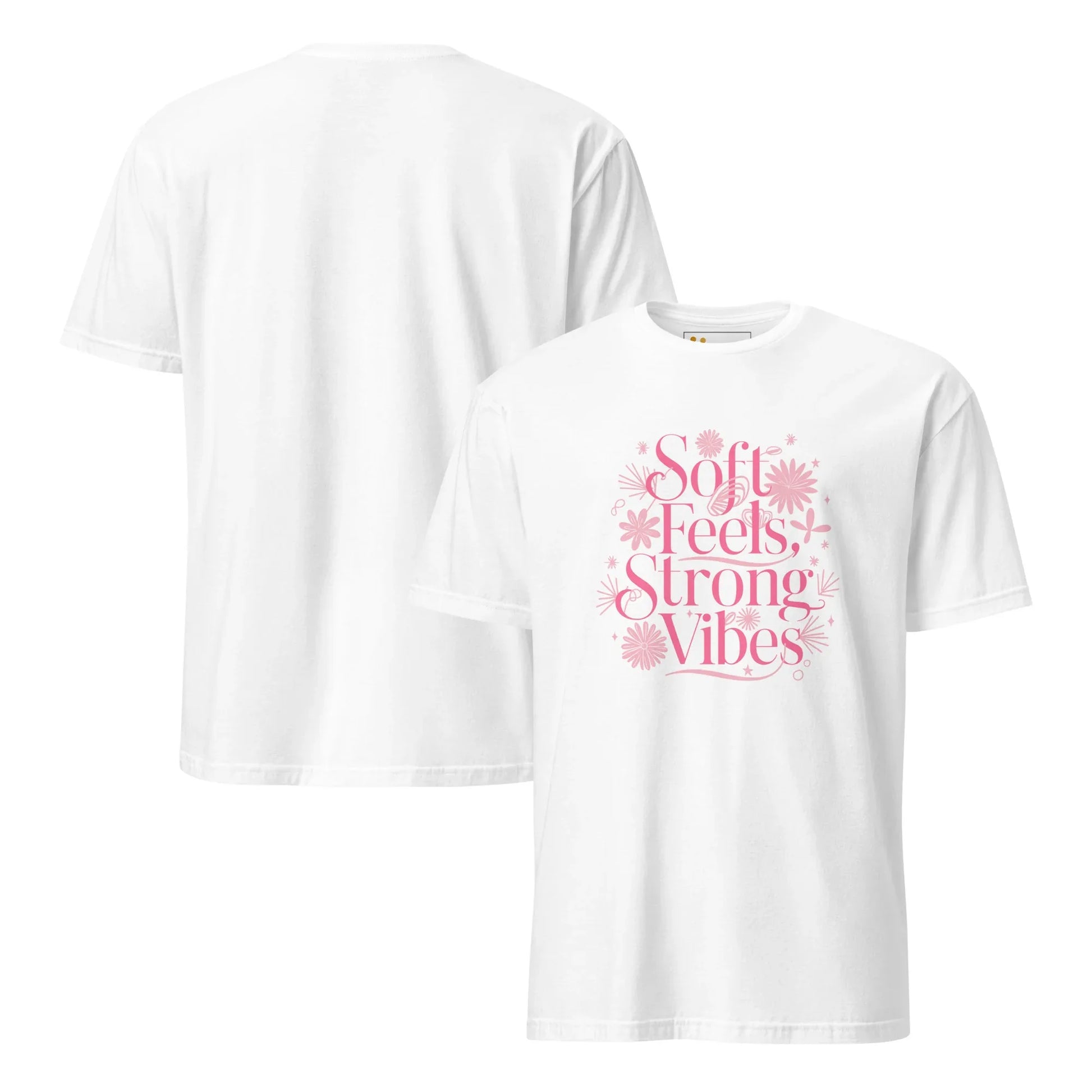 Short-Sleeve Women's T-Shirt | Soft Feels,Strong Vibes - AwRans Clothing