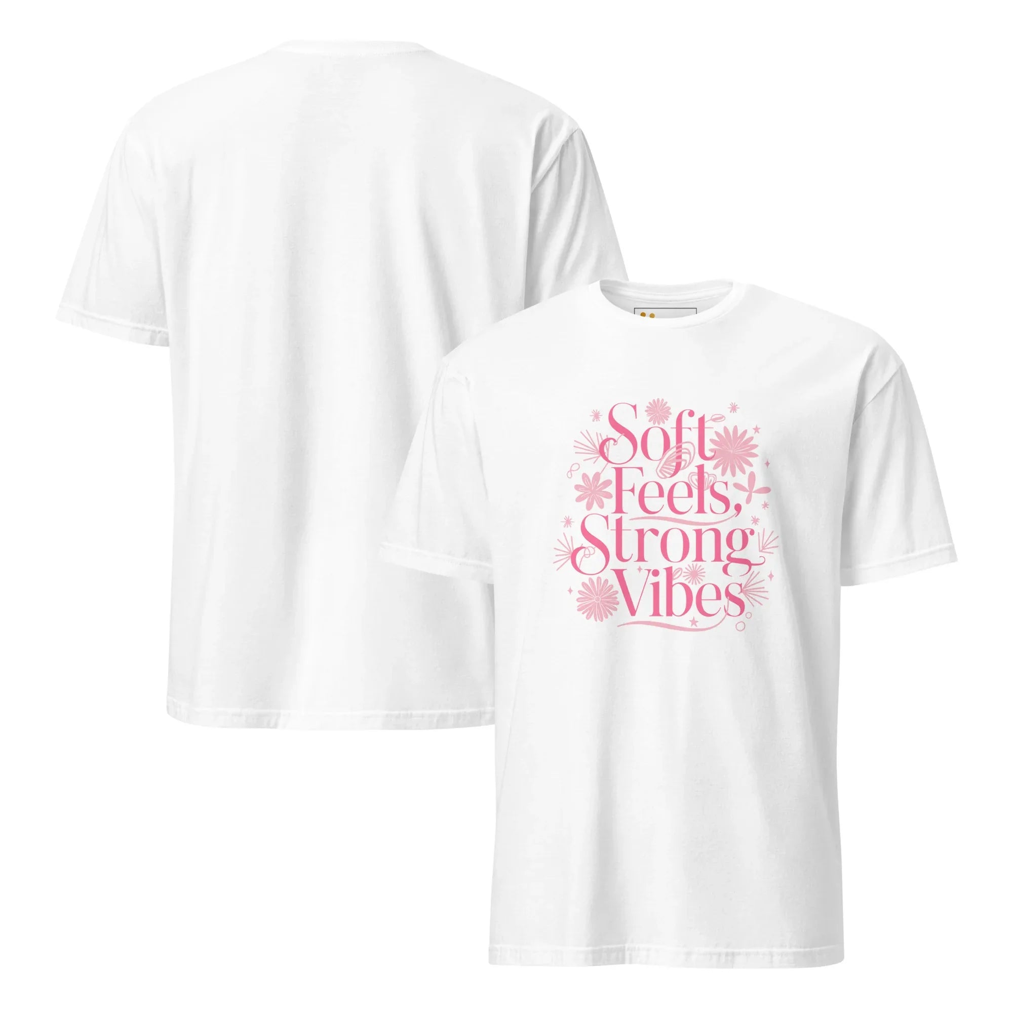 Short-Sleeve Women's T-Shirt | Soft Feels,Strong Vibes - AwRans Clothing