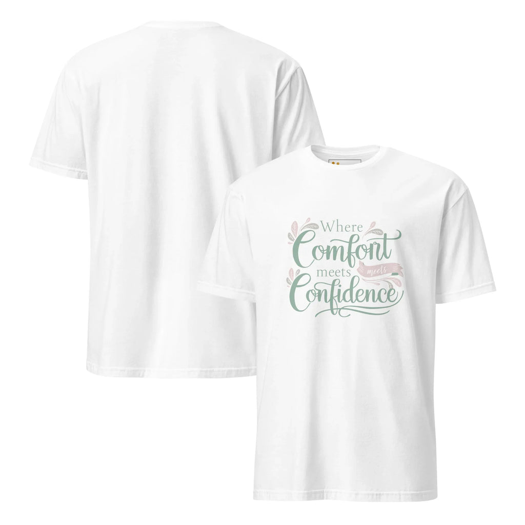 Short-Sleeve Women's T-Shirt | Where Comfort Meets Confidence T-Shirt AwRans Clothing unisex-basic-softstyle-t-shirt-white-front-and-back-67b05d5617059