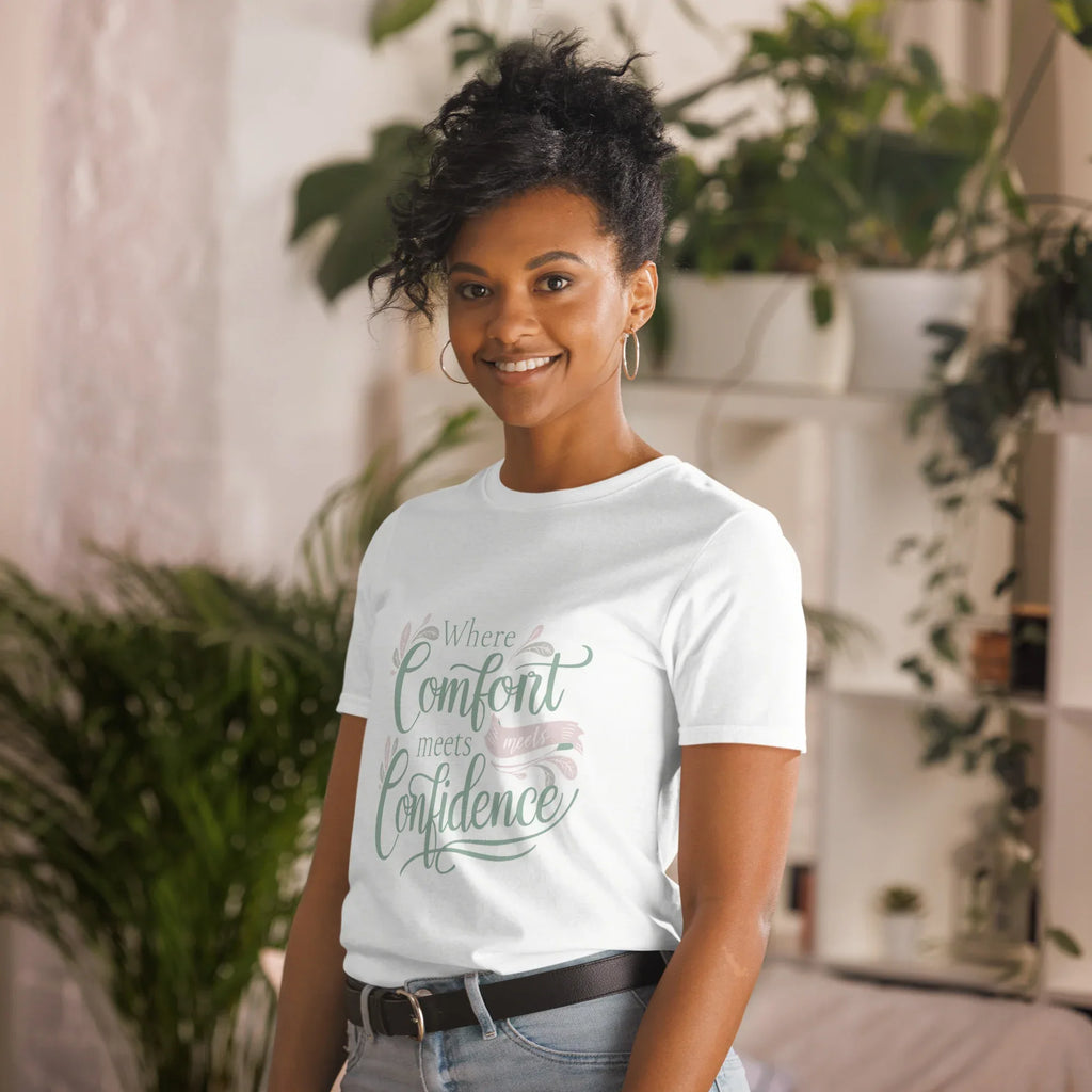 Short-Sleeve Women's T-Shirt | Where Comfort Meets Confidence T-Shirt AwRans Clothing unisex-basic-softstyle-t-shirt-white-left-front-67b05d5705f24