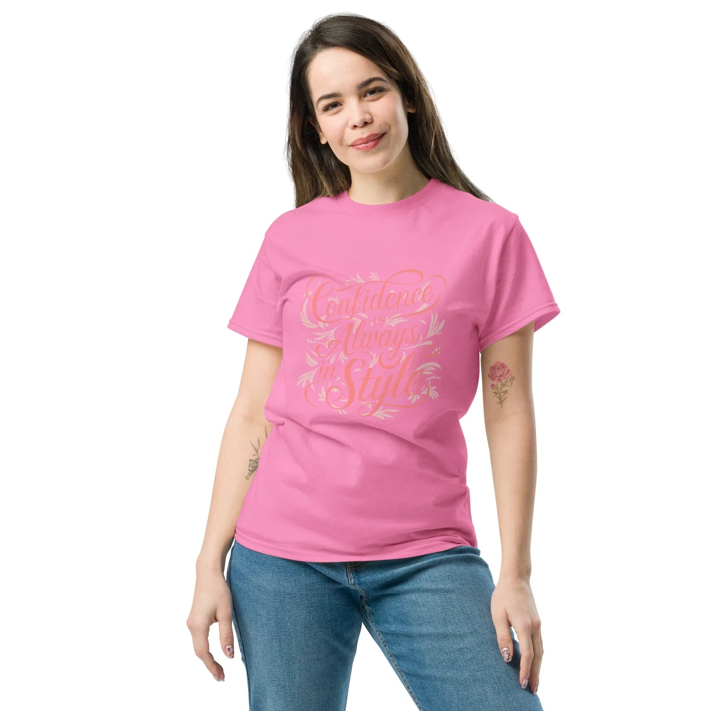 Women's Classic Tee | Confidence Is Always In Style - AwRans Clothing