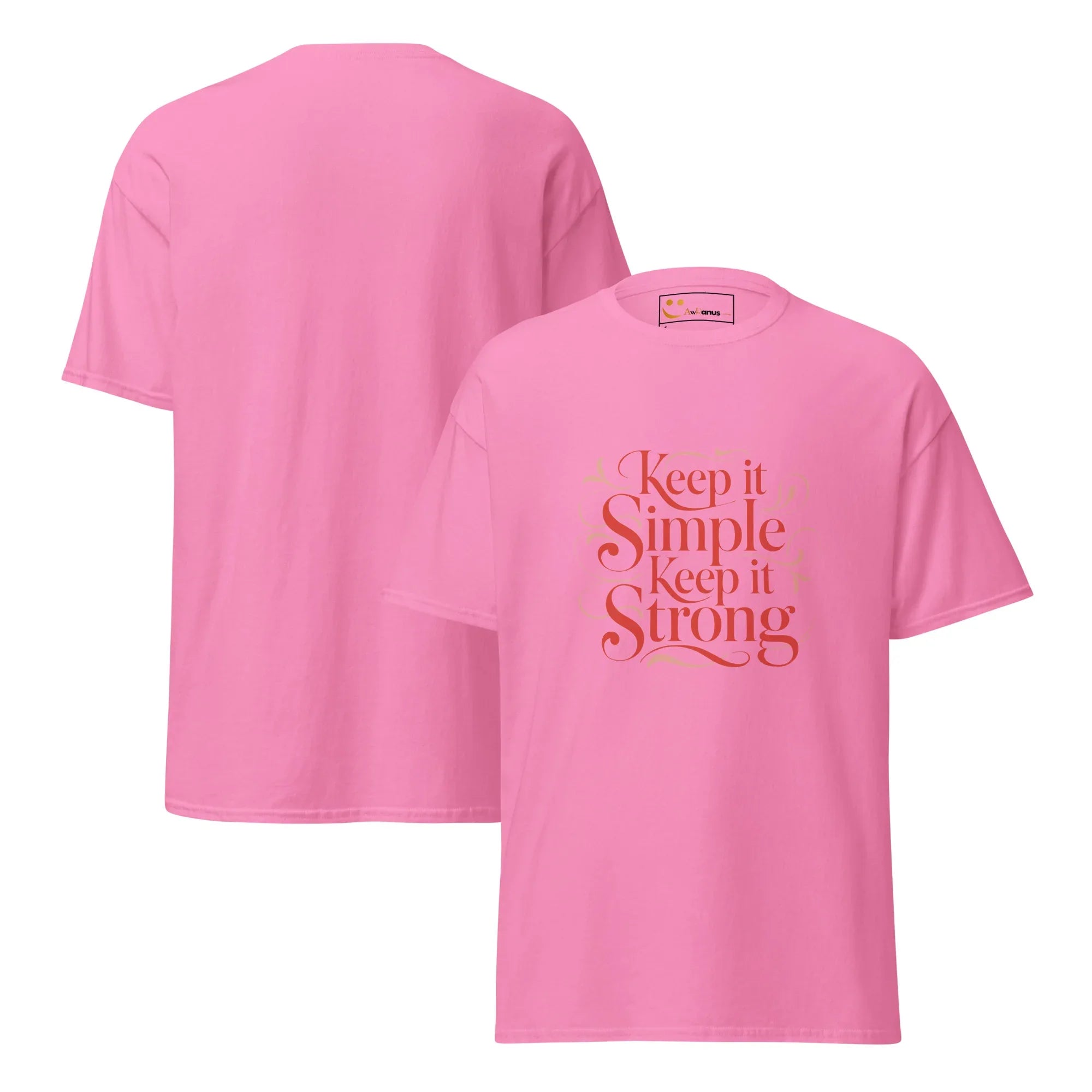 Women's Classic Tee | Keep It Simple,Keep It Strong - AwRans Clothing