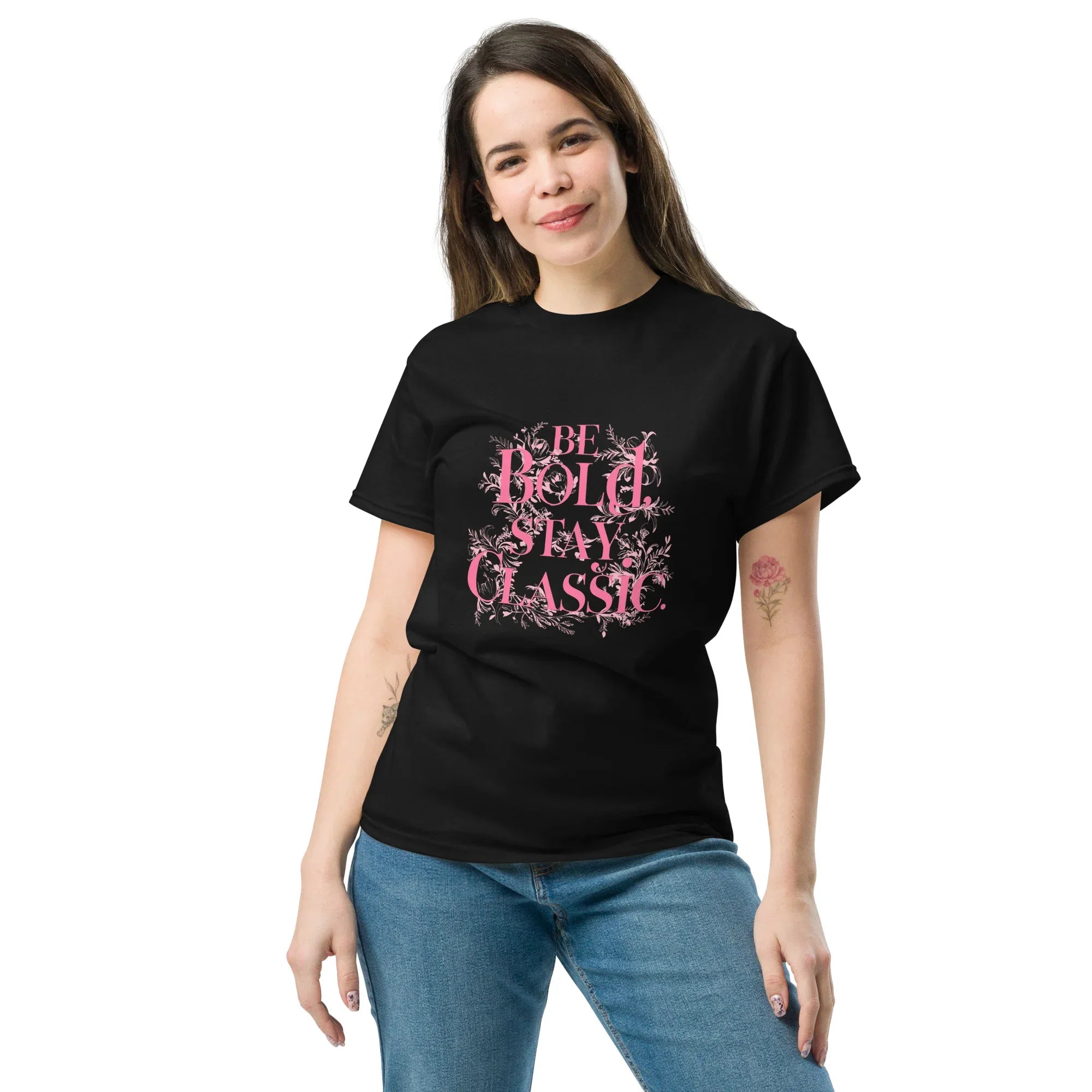 Women's Classic Tee | Be Bold,Stay Classic - AwRans Clothing