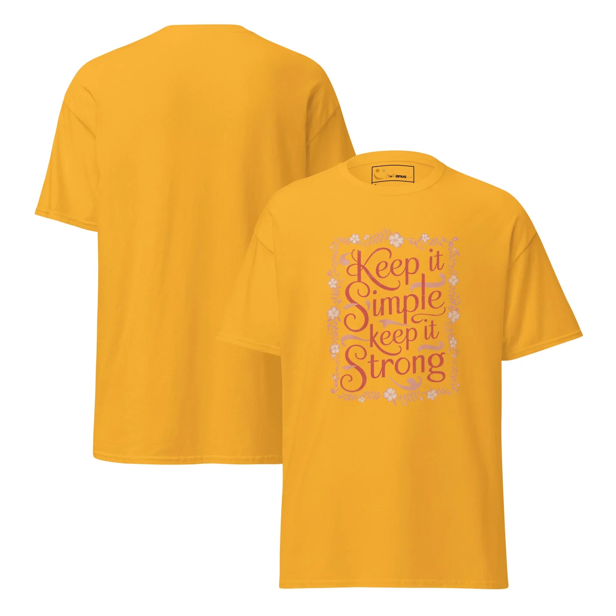 Women's Classic Tee | Keep It Simple Keep It Strong - AwRans Clothing