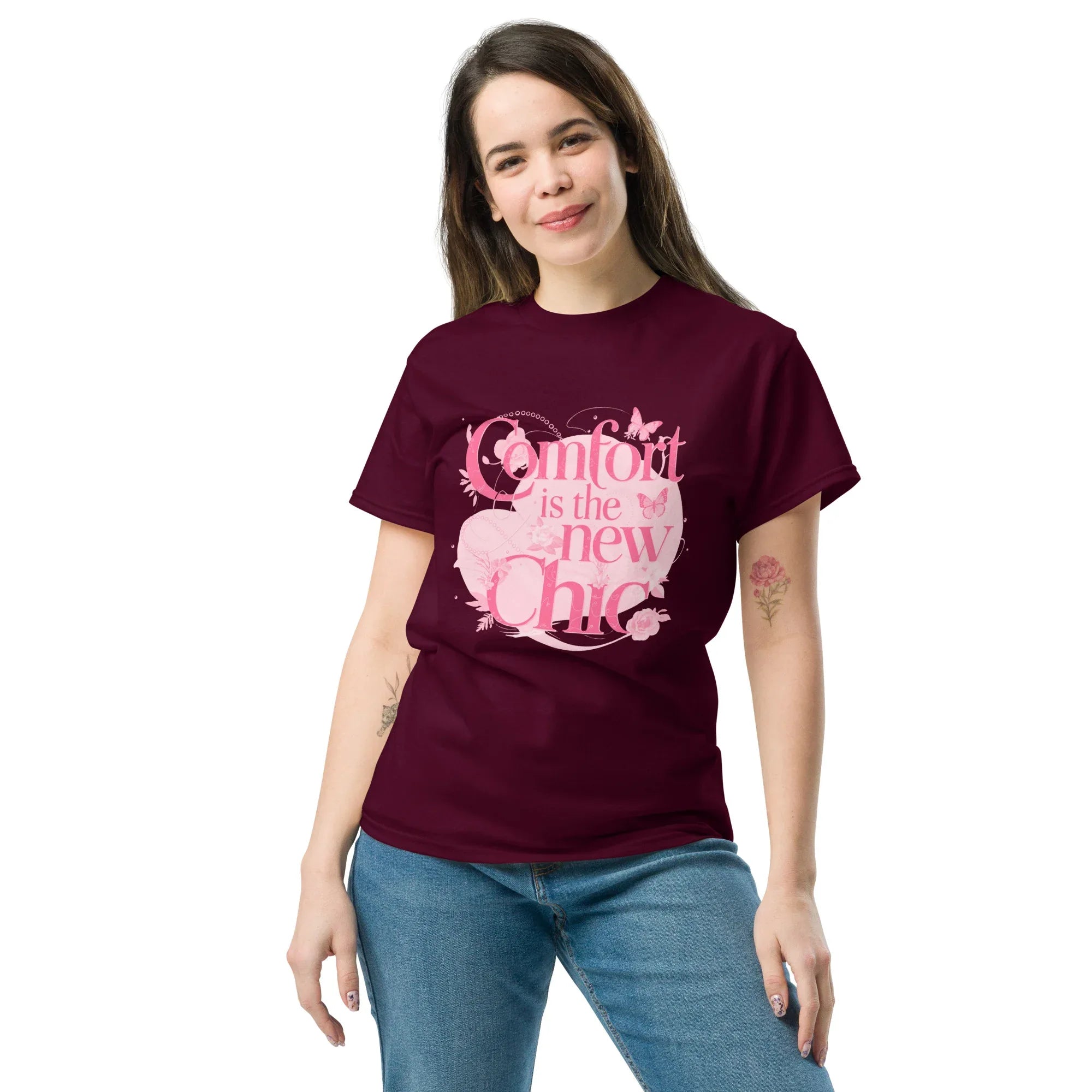 Women's Classic Tee | Comfoert Is The New Chic - AwRans Clothing
