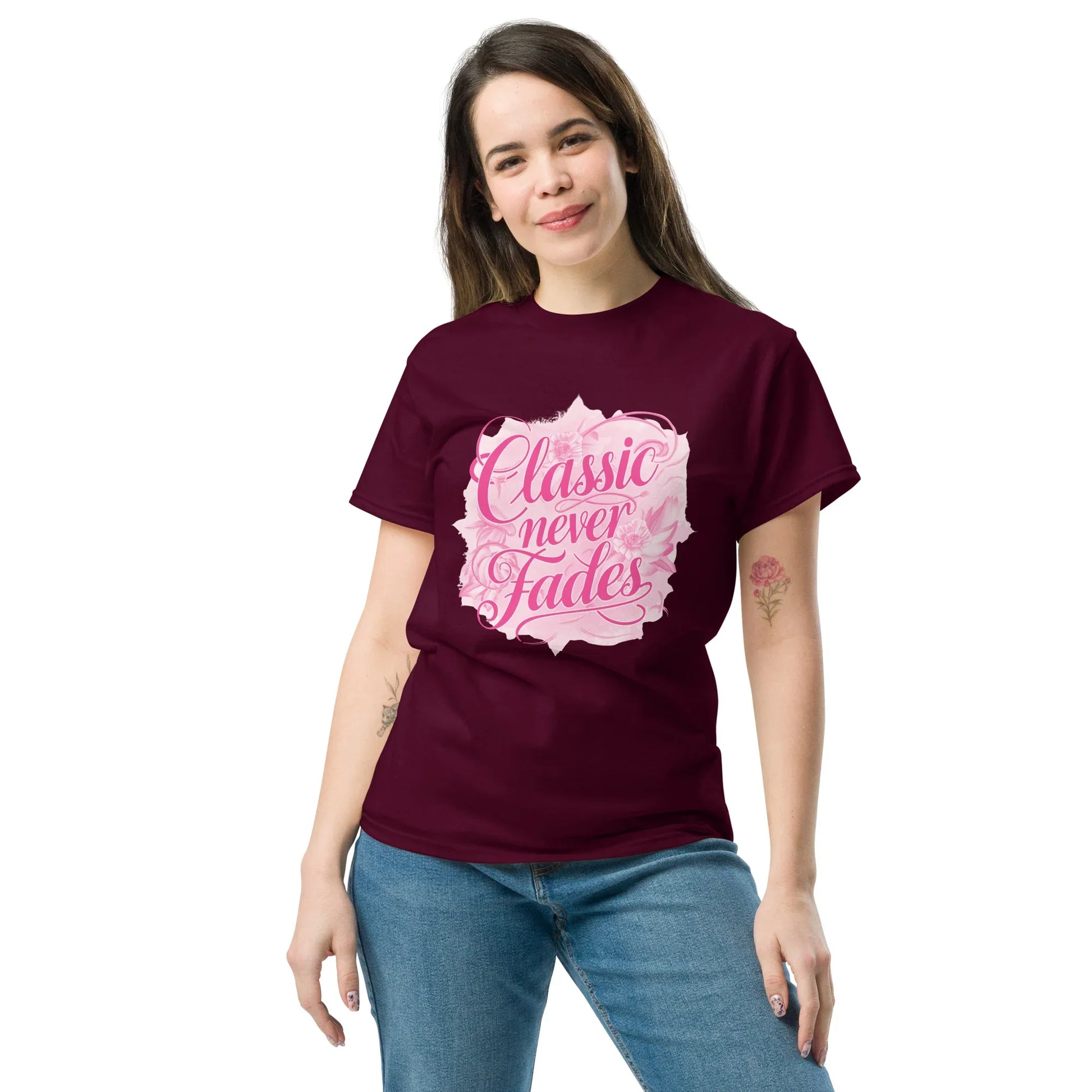 Women's Classic Tee | Classic Never Fades - AwRans Clothing