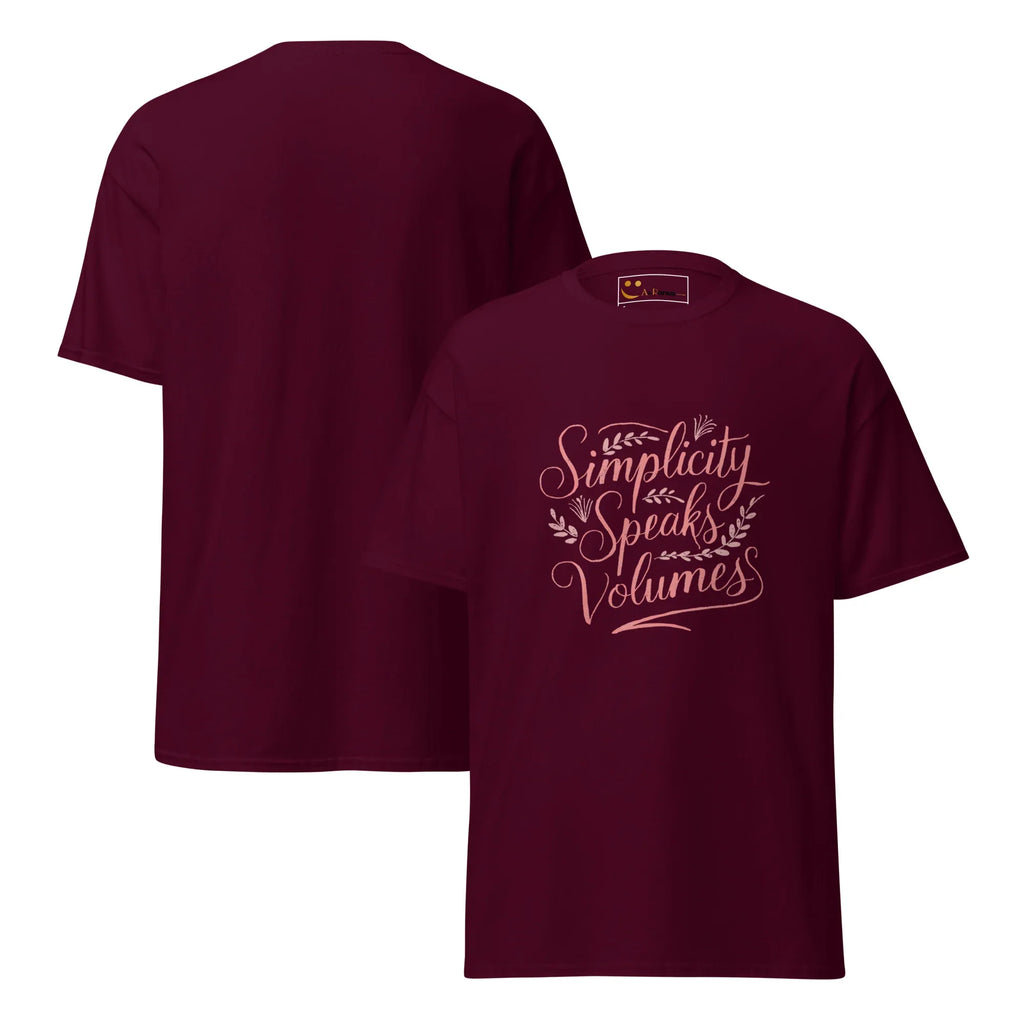 Women's Classic Tee | Simplicity Speaks Valumes - AwRans Clothing