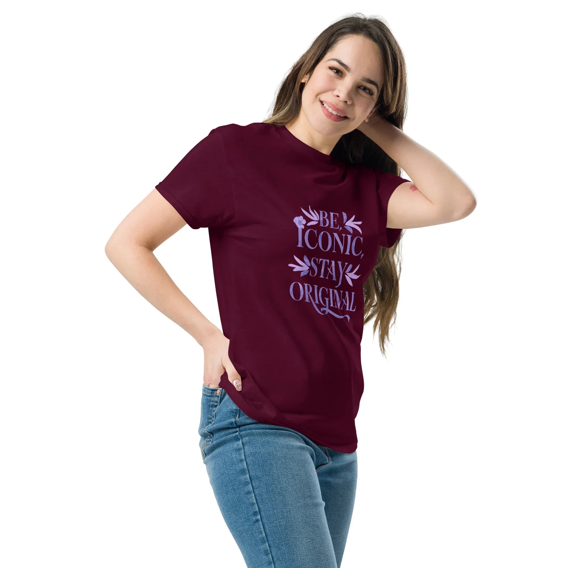 Women's Classic Tee | Be Iconic,Stay Original - AwRans Clothing