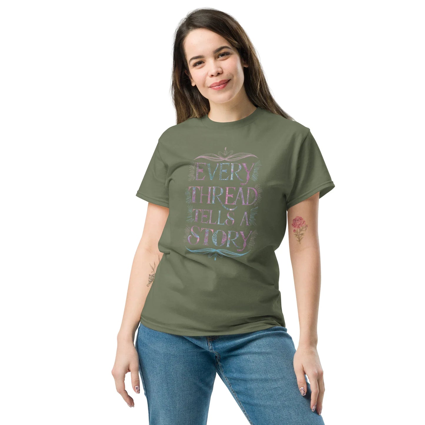 Women's Classic Tee | Every Thread Tells A Story - AwRans Clothing
