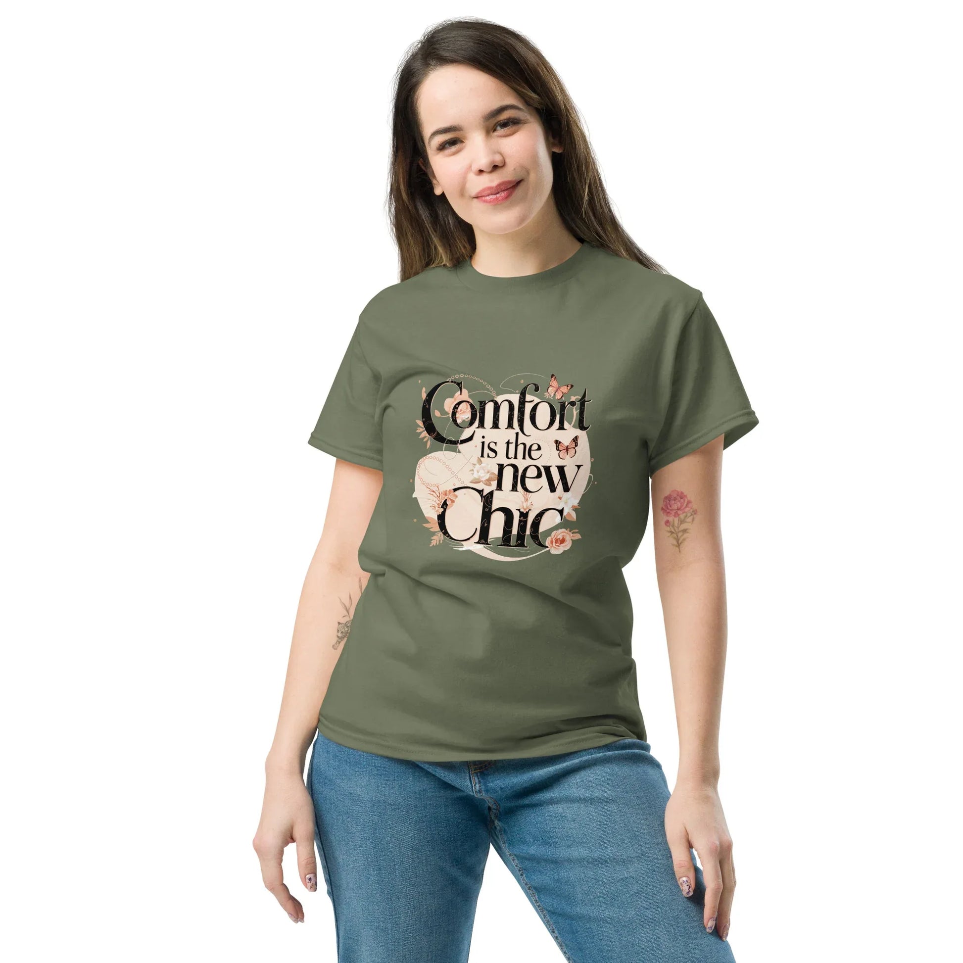 Women's Classic Tee | Comfort Is The New Chic - AwRans Clothing