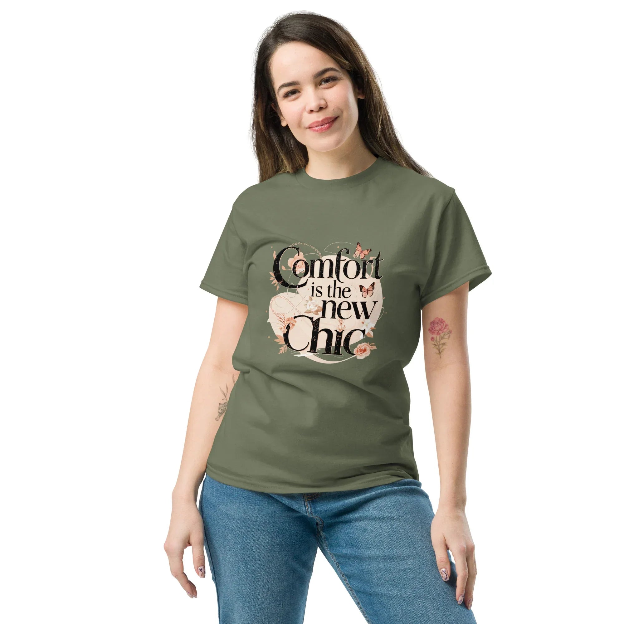 Women's Classic Tee | Comfort Is The New Chic - AwRans Clothing