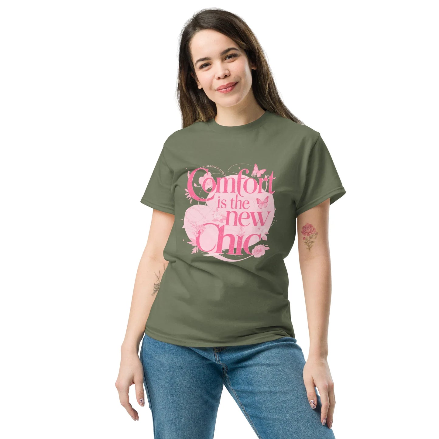 Women's Classic Tee | Comfoert Is The New Chic - AwRans Clothing