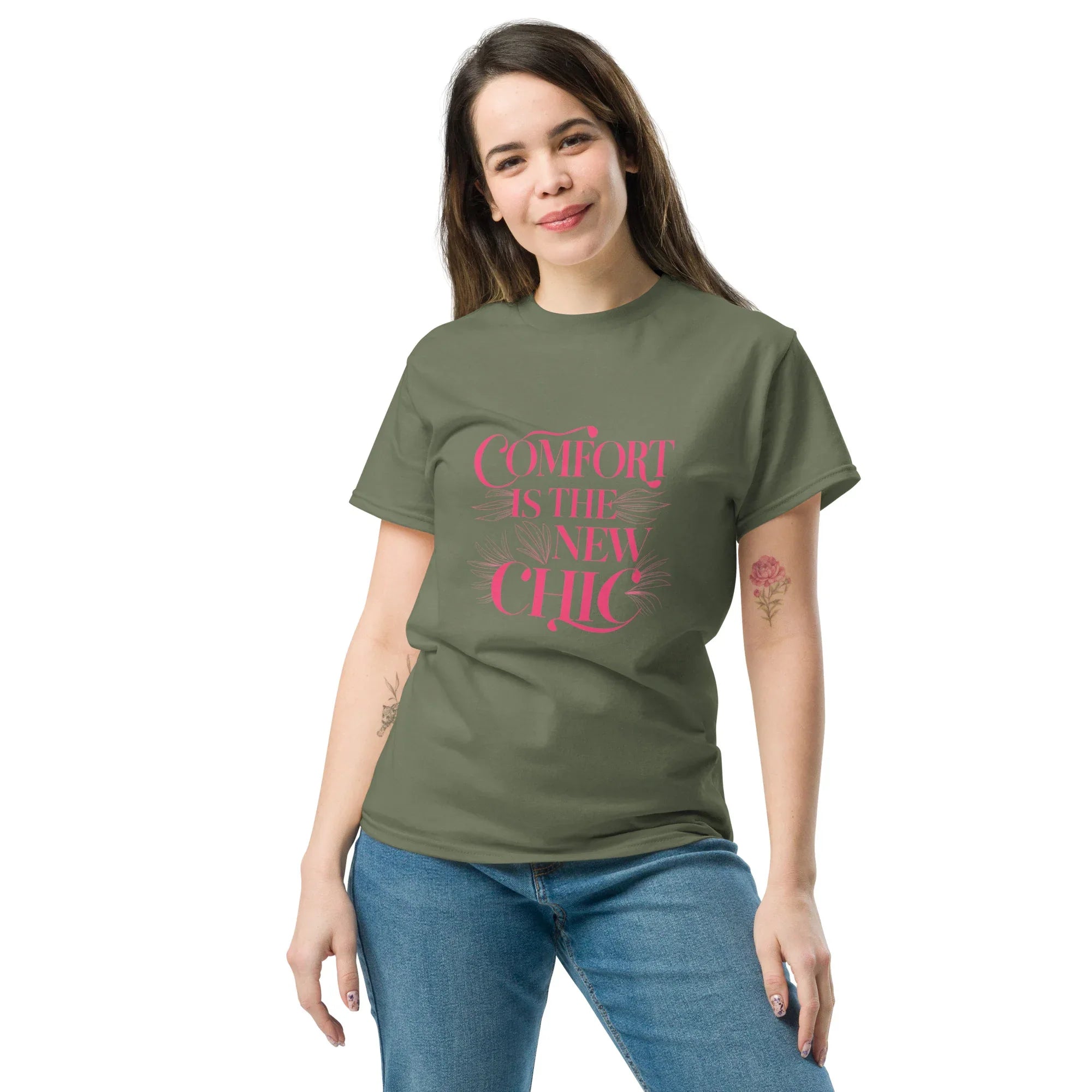 Women's Classic Tee | Comfort Is The New Chic - AwRans Clothing