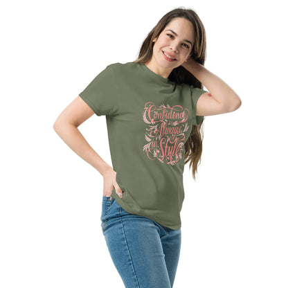 Women's Classic Tee | Confidence Is Always In Style - AwRans Clothing
