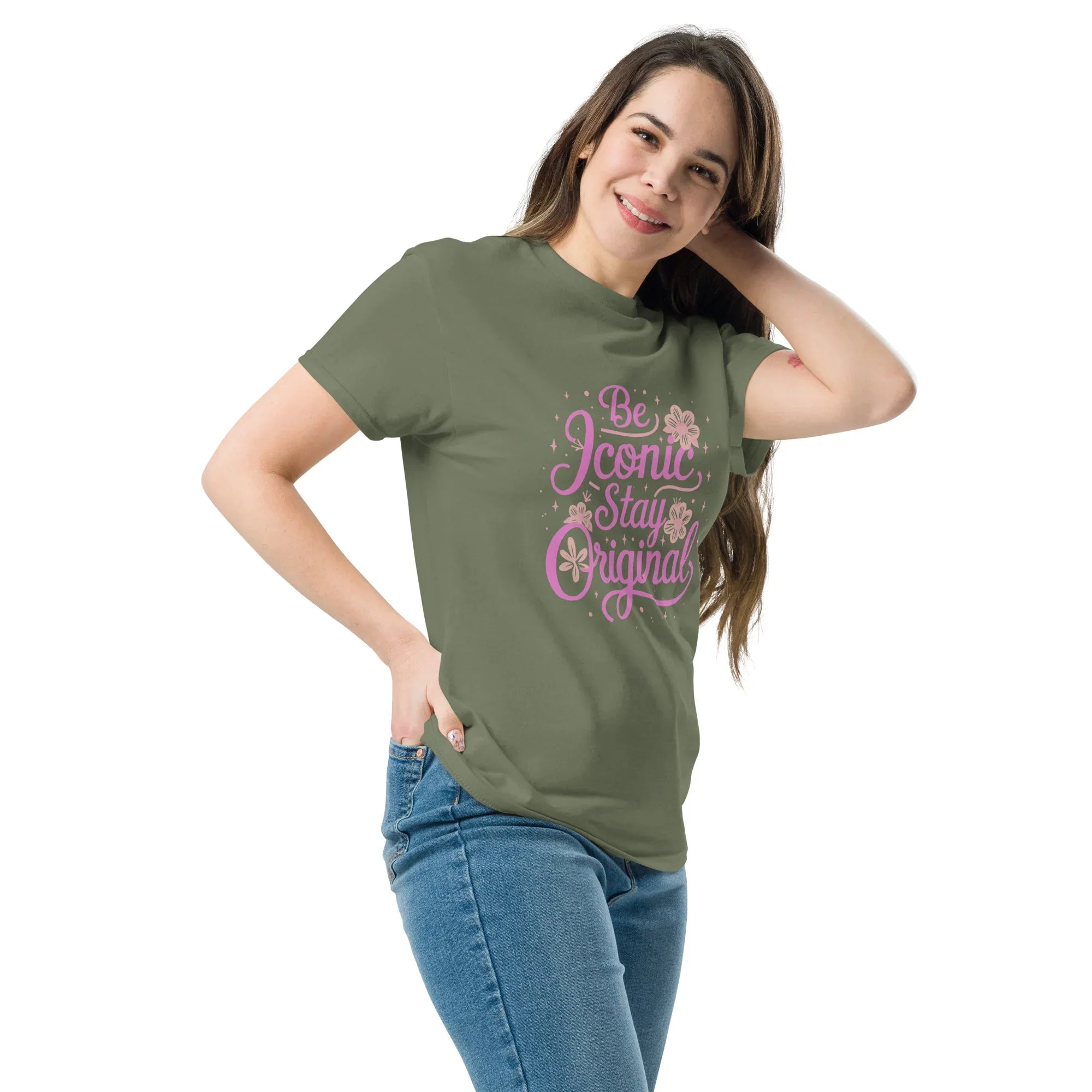 Women's Classic Tee | Be Iconic,Stay Original - AwRans Clothing