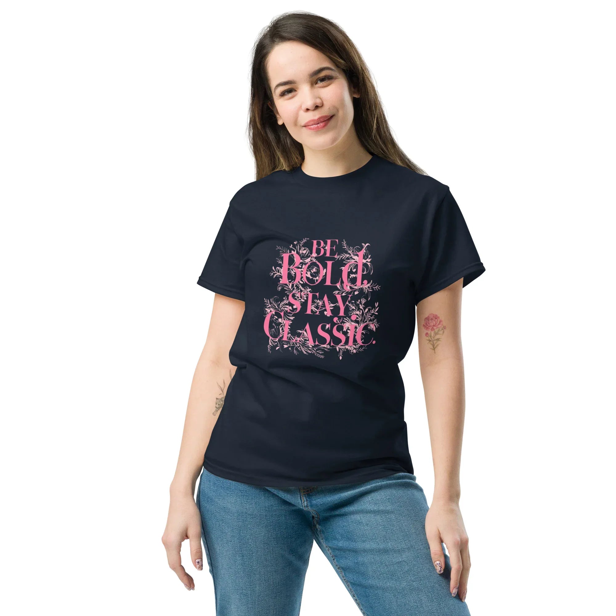 Women's Classic Tee | Be Bold,Stay Classic - AwRans Clothing