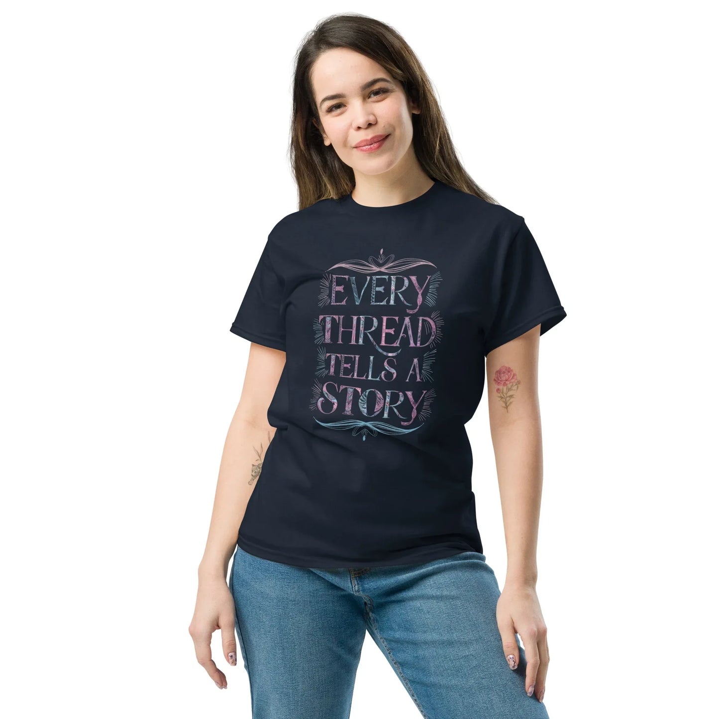 Women's Classic Tee | Every Thread Tells A Story - AwRans Clothing