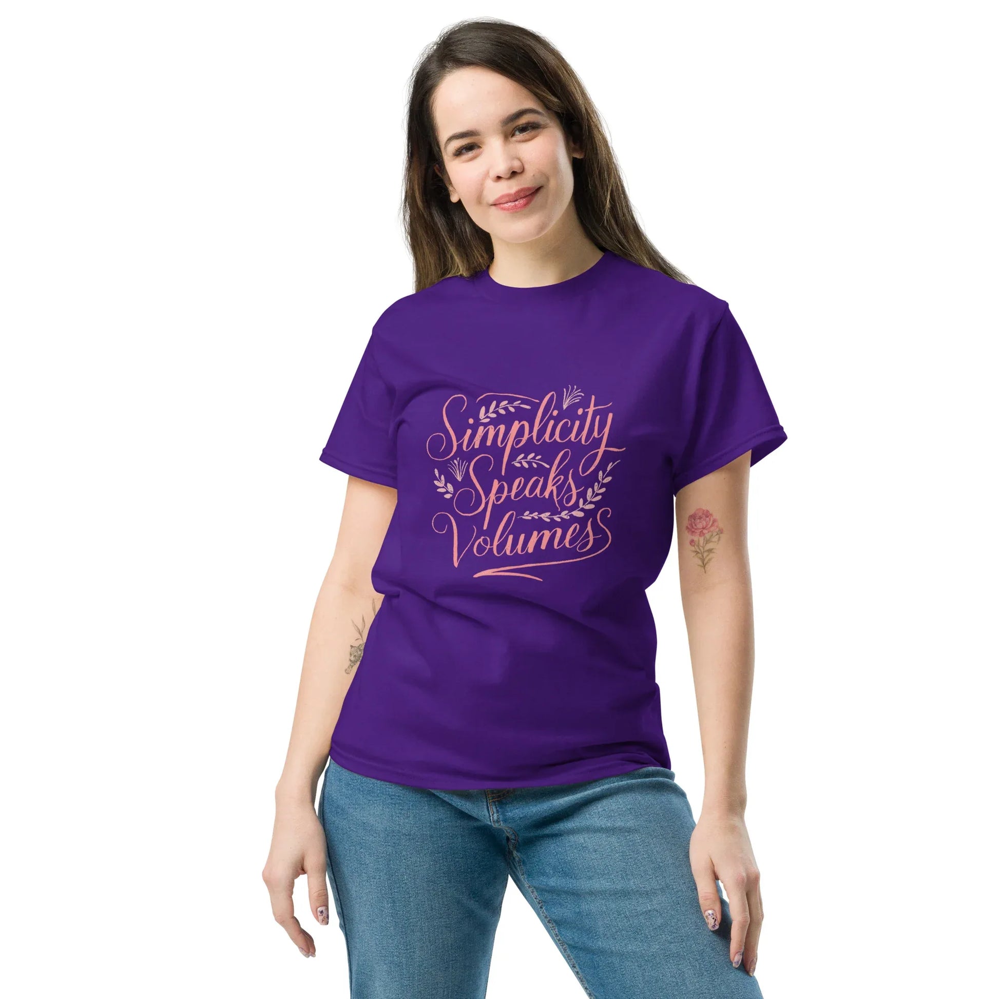 Women's Classic Tee | Simplicity Speaks Valumes - AwRans Clothing