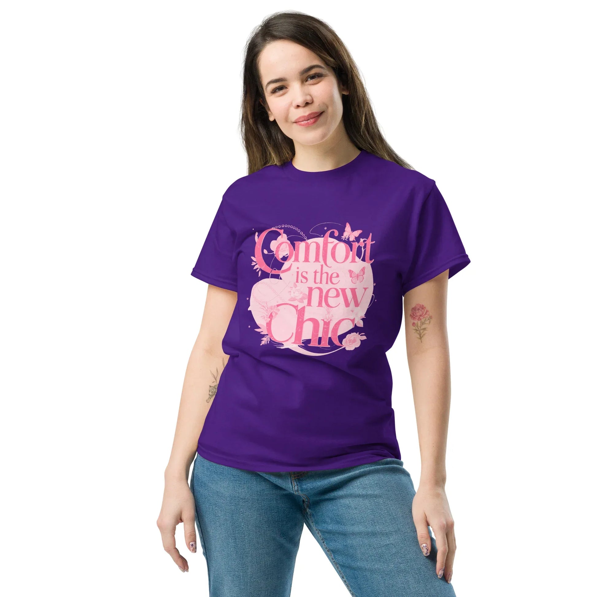 Women's Classic Tee | Comfoert Is The New Chic - AwRans Clothing