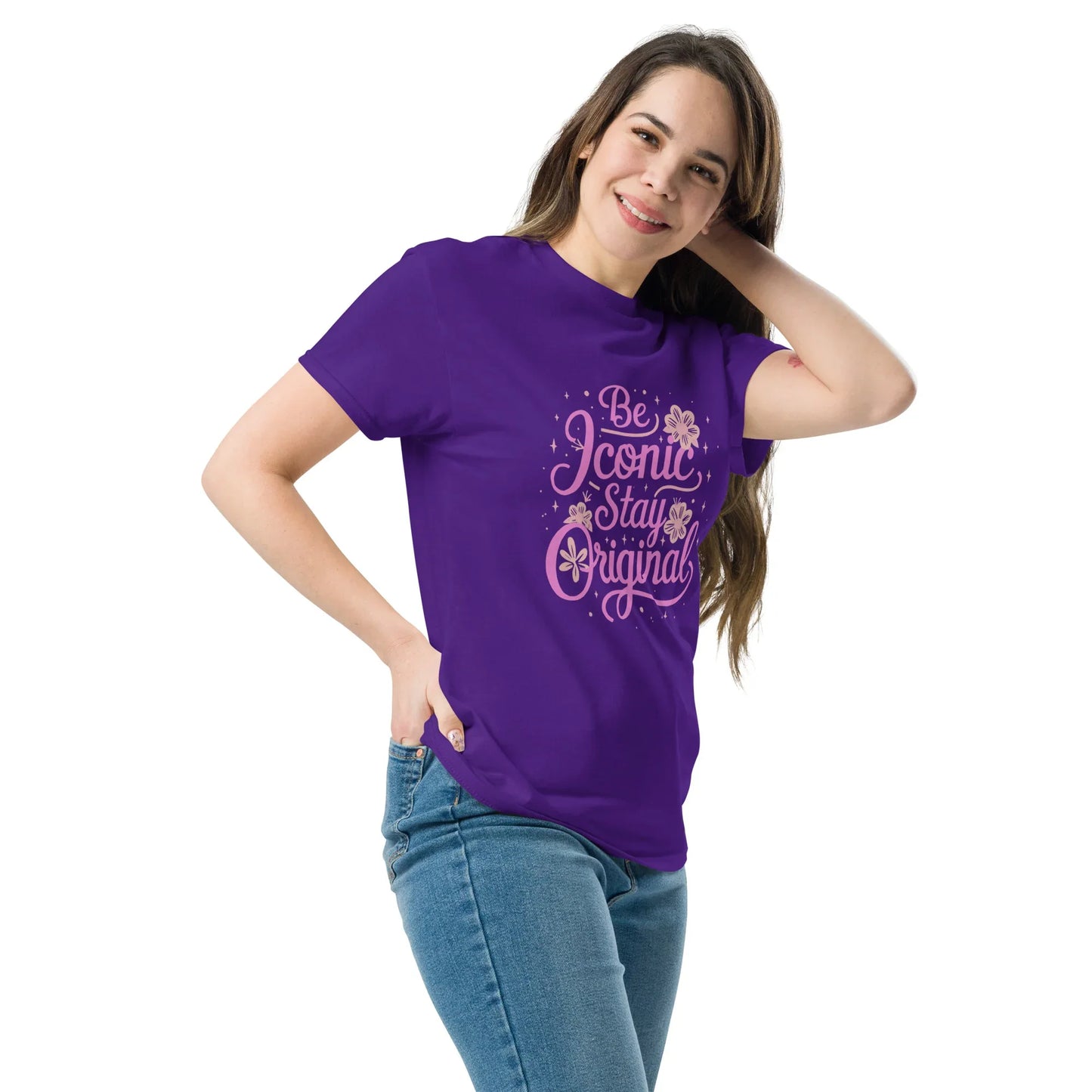 Women's Classic Tee | Be Iconic,Stay Original - AwRans Clothing