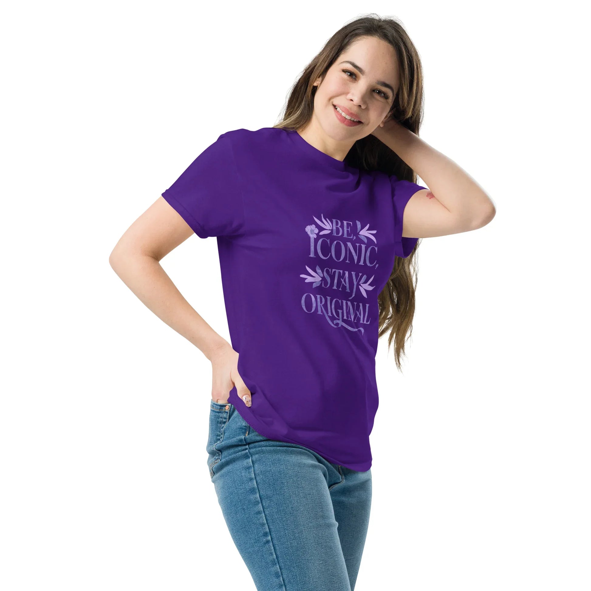 Women's Classic Tee | Be Iconic,Stay Original - AwRans Clothing