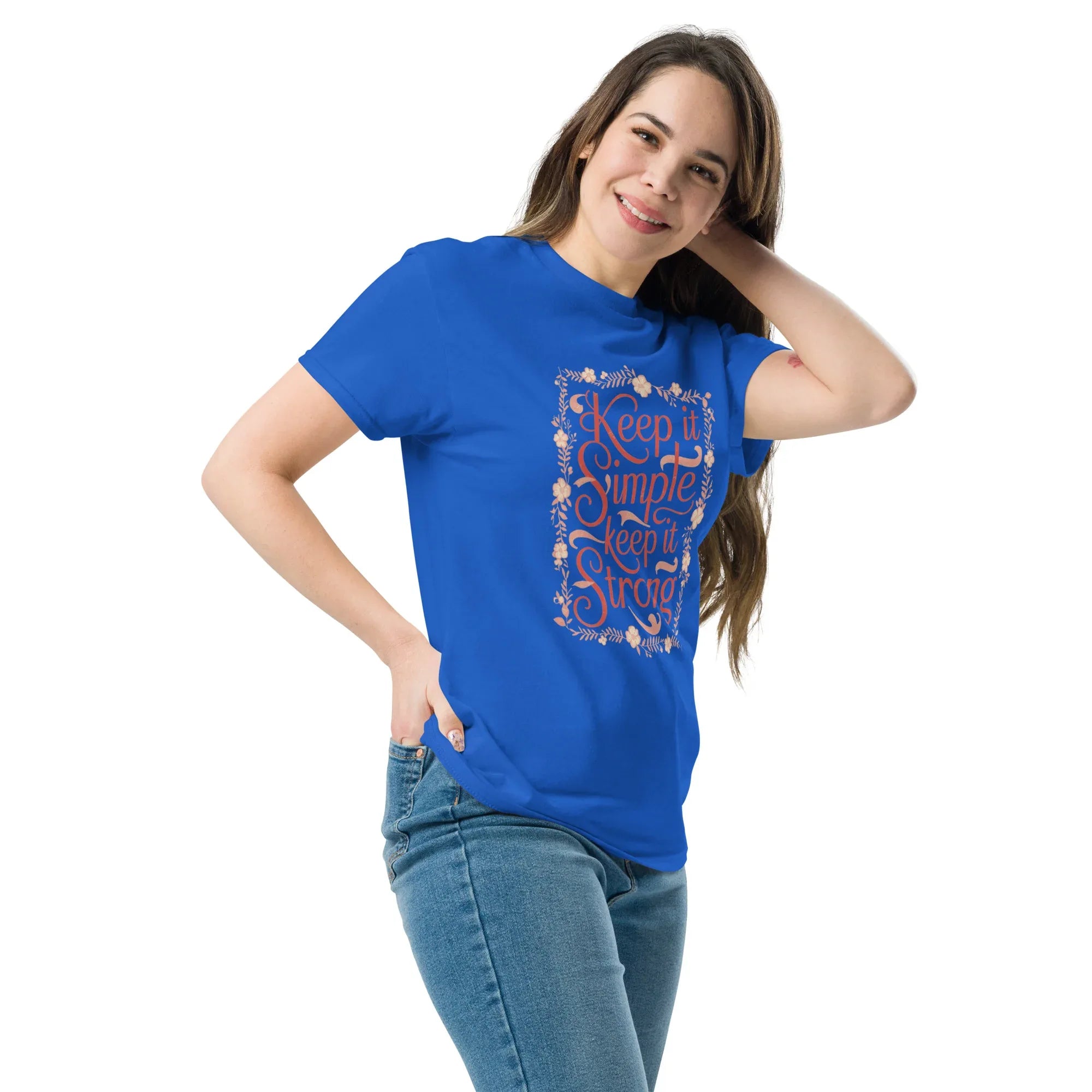 Women's Classic Tee | Keep It Simple Keep It Strong - AwRans Clothing