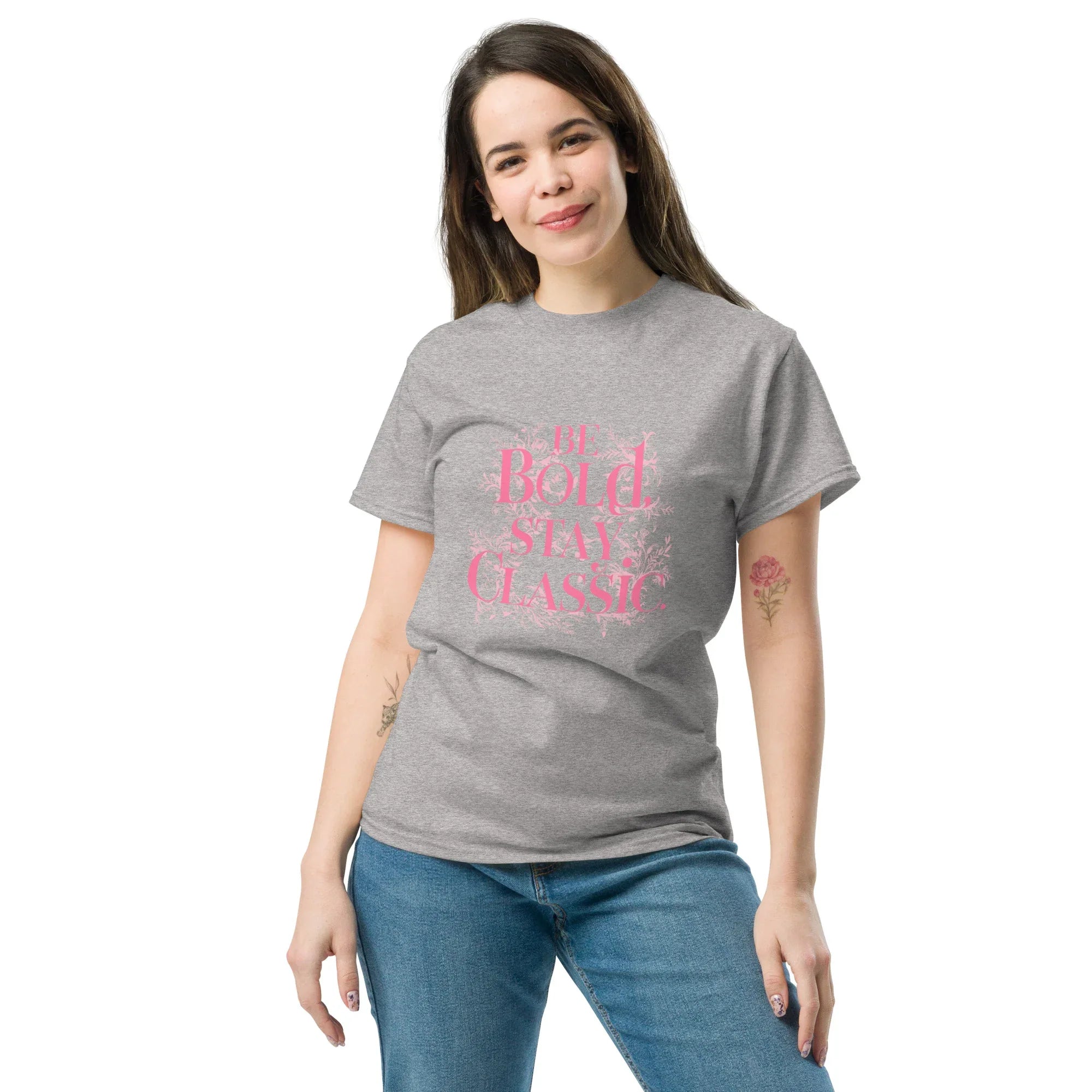 Women's Classic Tee | Be Bold,Stay Classic - AwRans Clothing