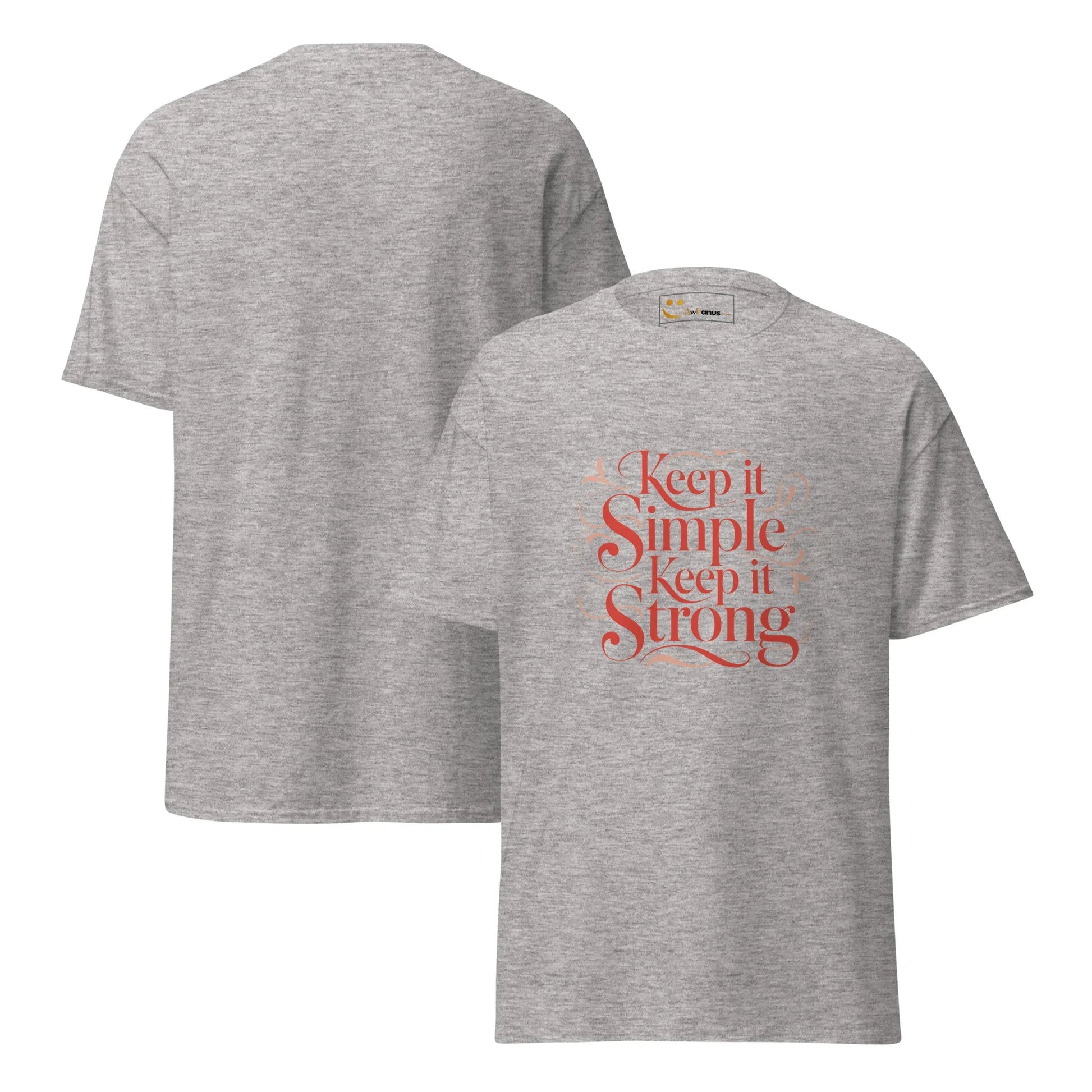 Women's Classic Tee | Keep It Simple,Keep It Strong - AwRans Clothing