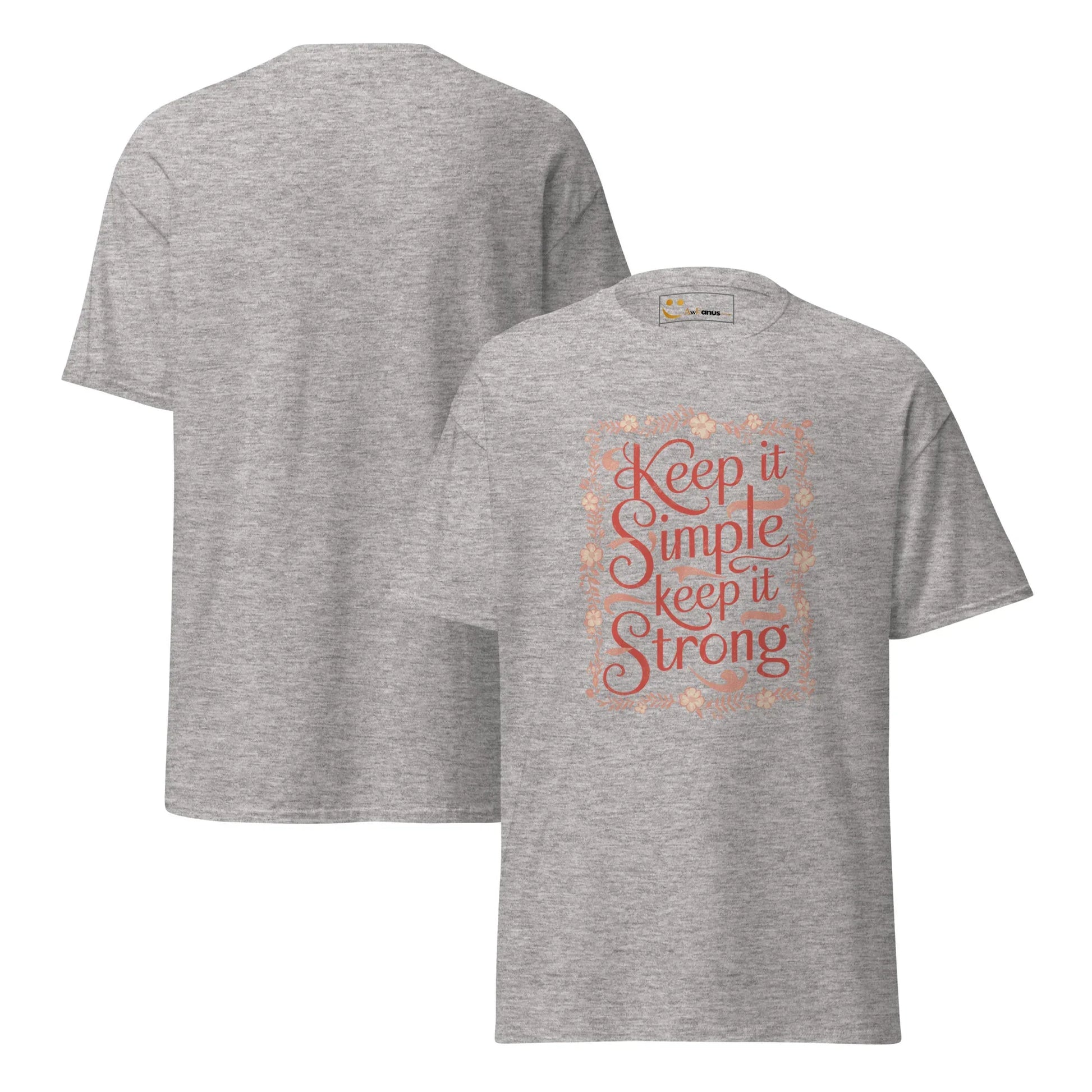 Women's Classic Tee | Keep It Simple Keep It Strong - AwRans Clothing