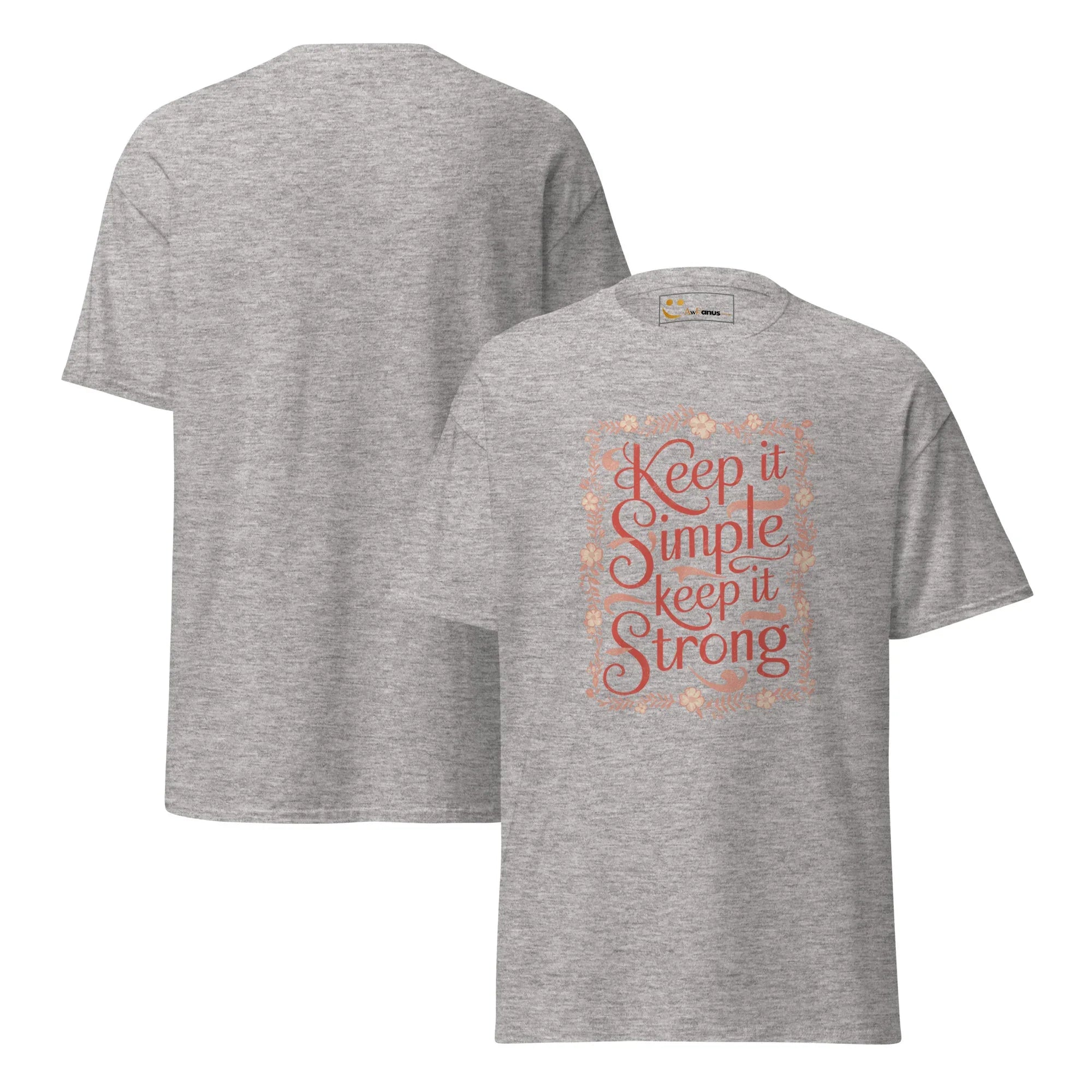 Women's Classic Tee | Keep It Simple Keep It Strong - AwRans Clothing