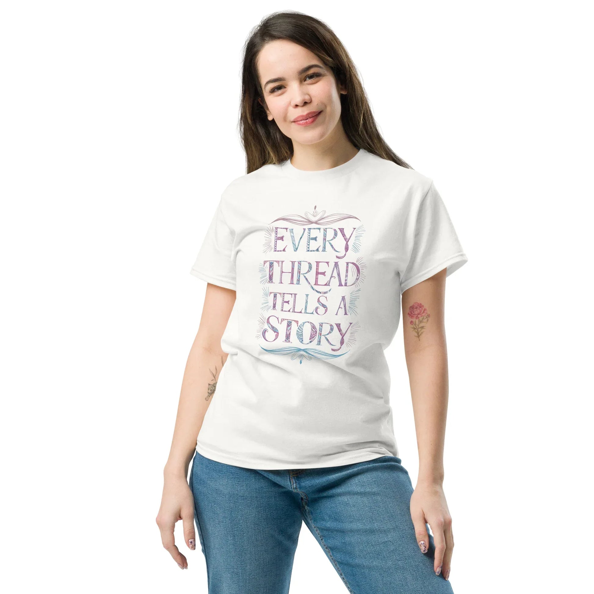 Women's Classic Tee | Every Thread Tells A Story - AwRans Clothing