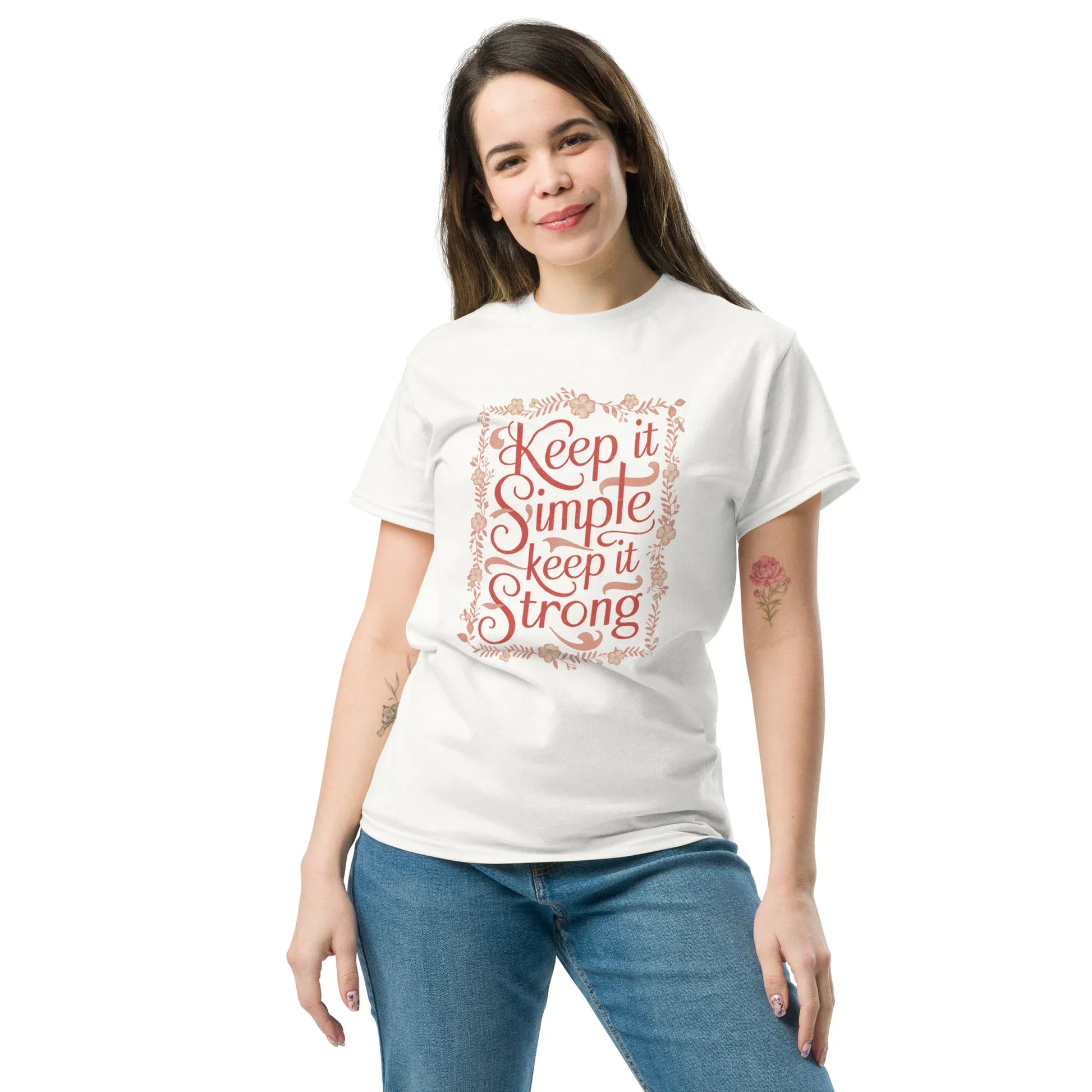 Women's Classic Tee | Keep It Simple Keep It Strong - AwRans Clothing