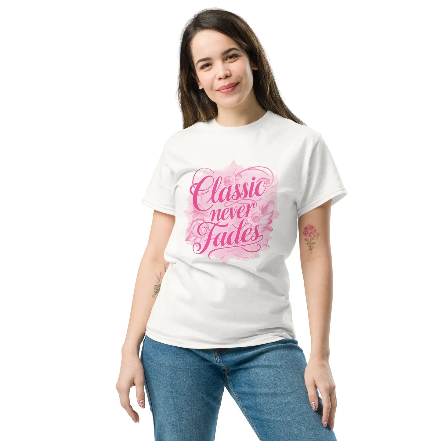 Women's Classic Tee | Classic Never Fades - AwRans Clothing