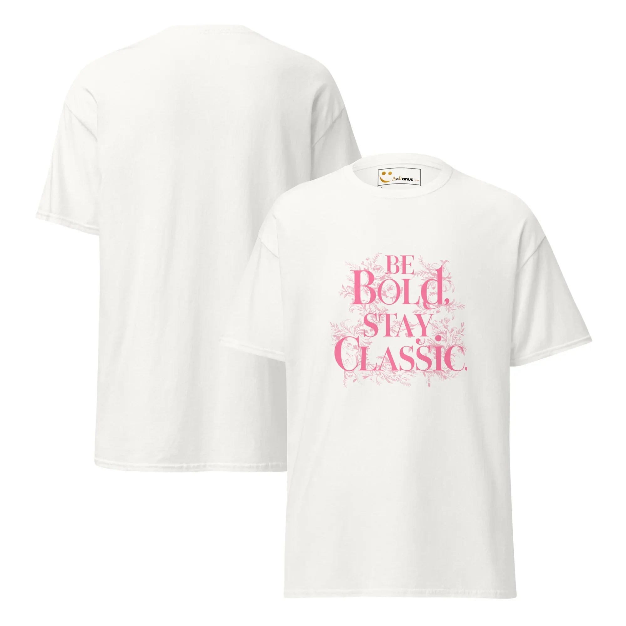 Women's Classic Tee | Be Bold,Stay Classic - AwRans Clothing