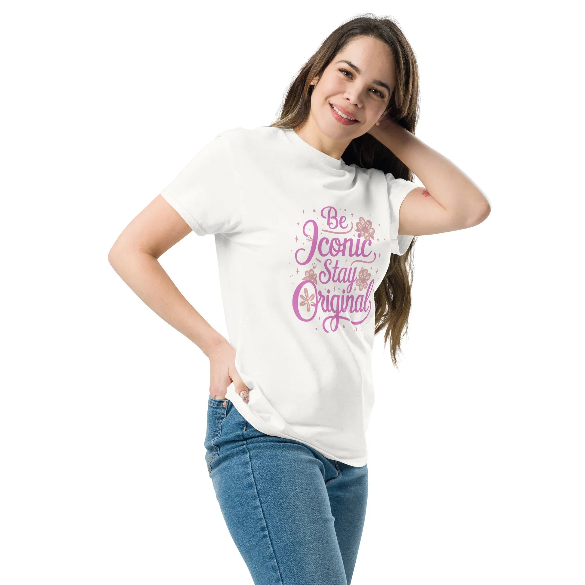 Women's Classic Tee | Be Iconic,Stay Original - AwRans Clothing