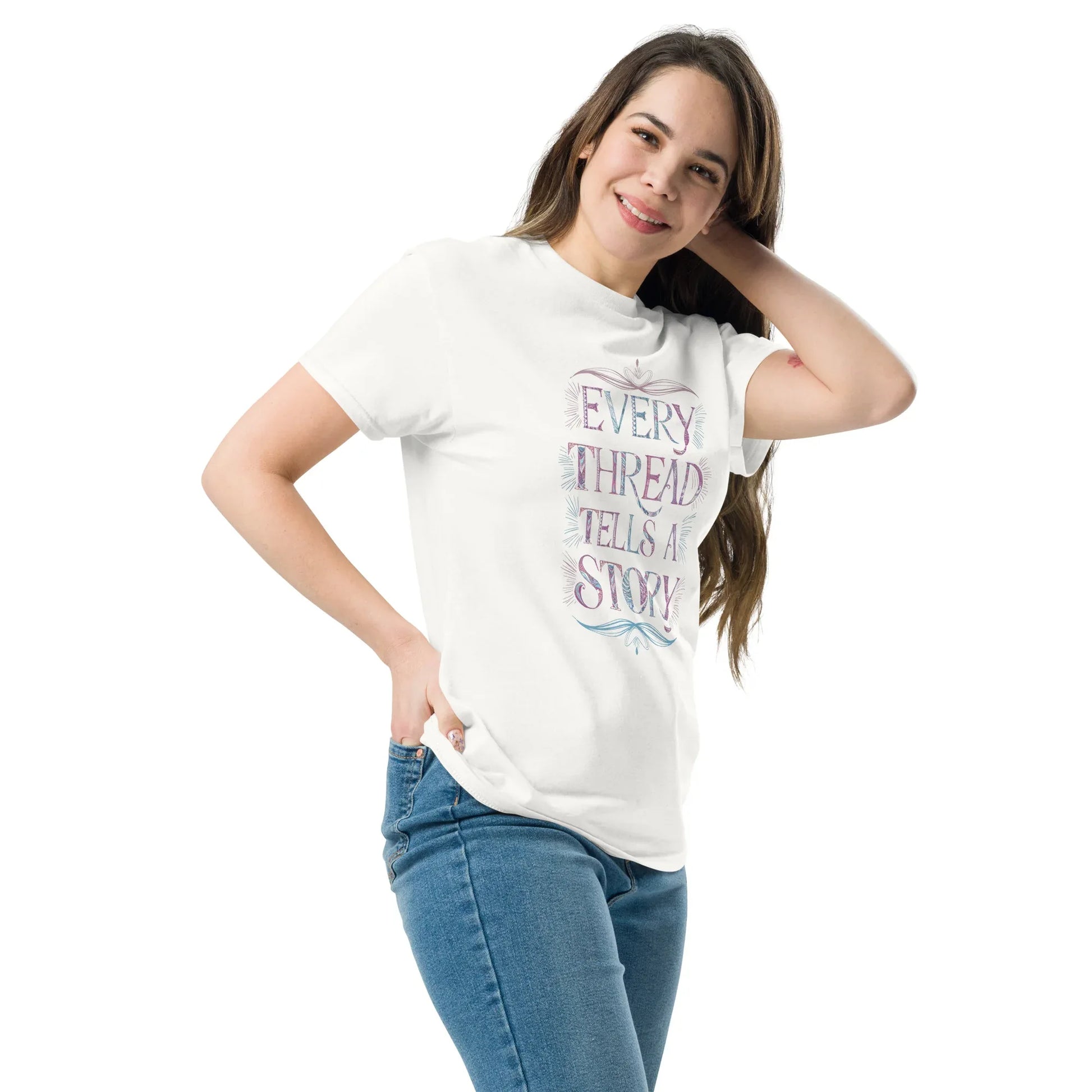 Women's Classic Tee | Every Thread Tells A Story - AwRans Clothing