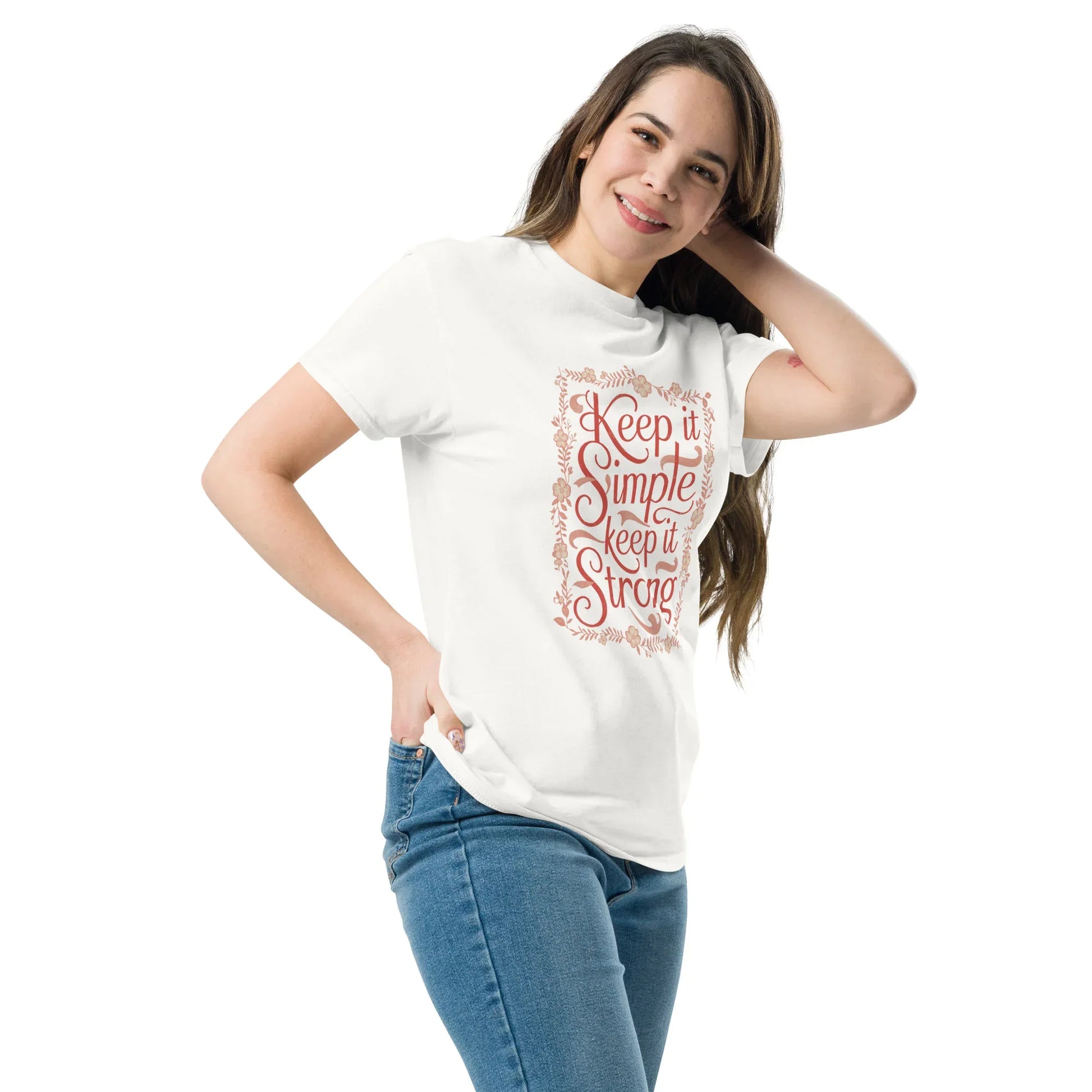 Women's Classic Tee | Keep It Simple Keep It Strong - AwRans Clothing