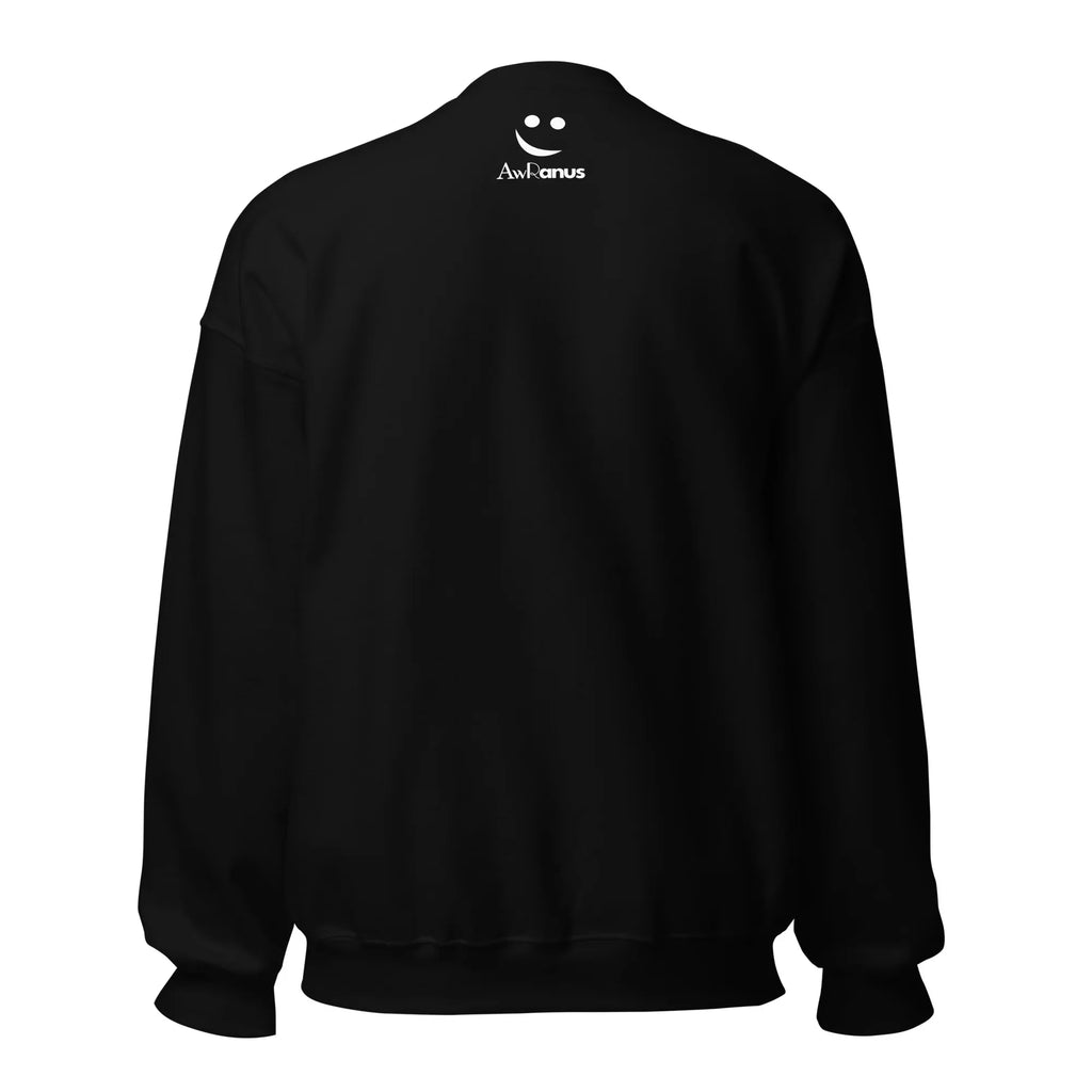 Unisex | Live In The Moment Sweatshirt Sweatshirt AwRans Clothing unisex-crew-neck-sweatshirt-black-back-6750fe5171bcd