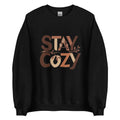 Unisex | Stay Cozy - Sweatshirt Black Sweatshirt AwRans Clothing unisex-crew-neck-sweatshirt-black-front-6750e35622e2c