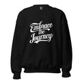 Unisex | Embrace The Journey - Sweatshirt Black Sweatshirt AwRans Clothing unisex-crew-neck-sweatshirt-black-front-6750f5f3ac890