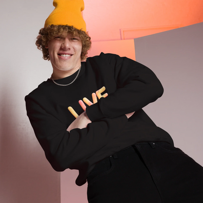 Unisex | Live In The Moment Sweatshirt - AwRans Clothing