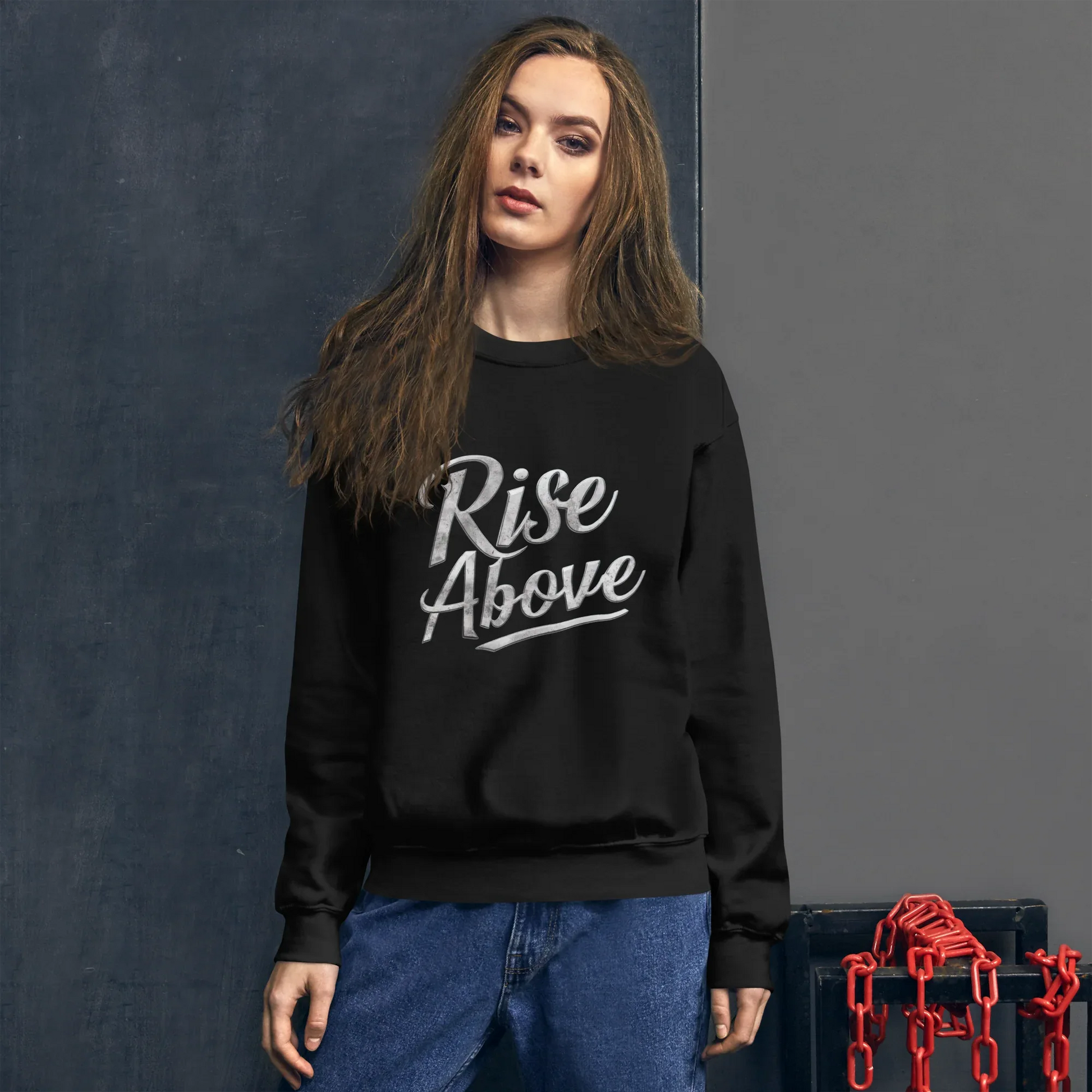 Unisex | Rise Above - Sweatshirt - AwRans Clothing