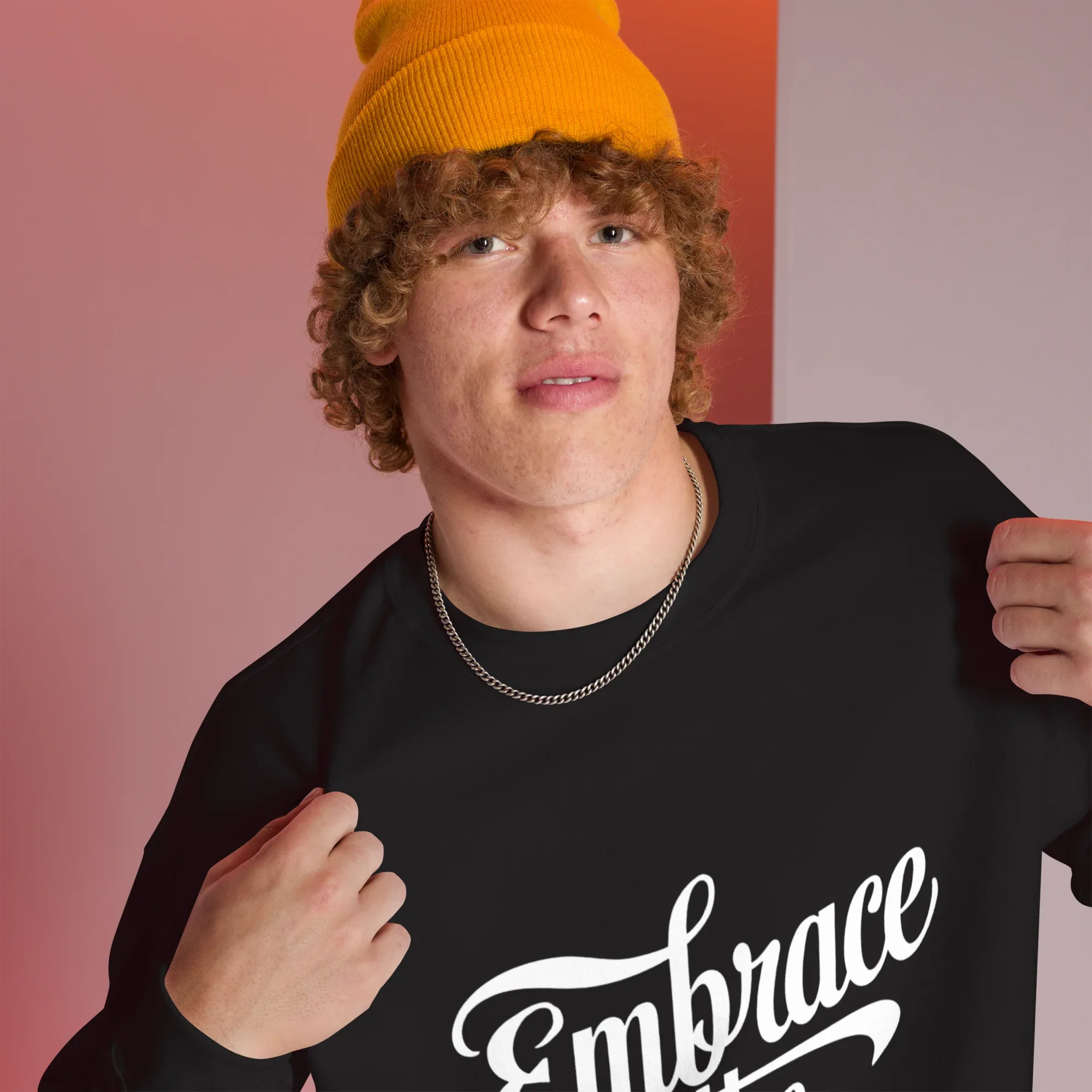 Unisex | Embrace The Journey - Sweatshirt Sweatshirt AwRans Clothing unisex-crew-neck-sweatshirt-black-right-front-675198da2715e