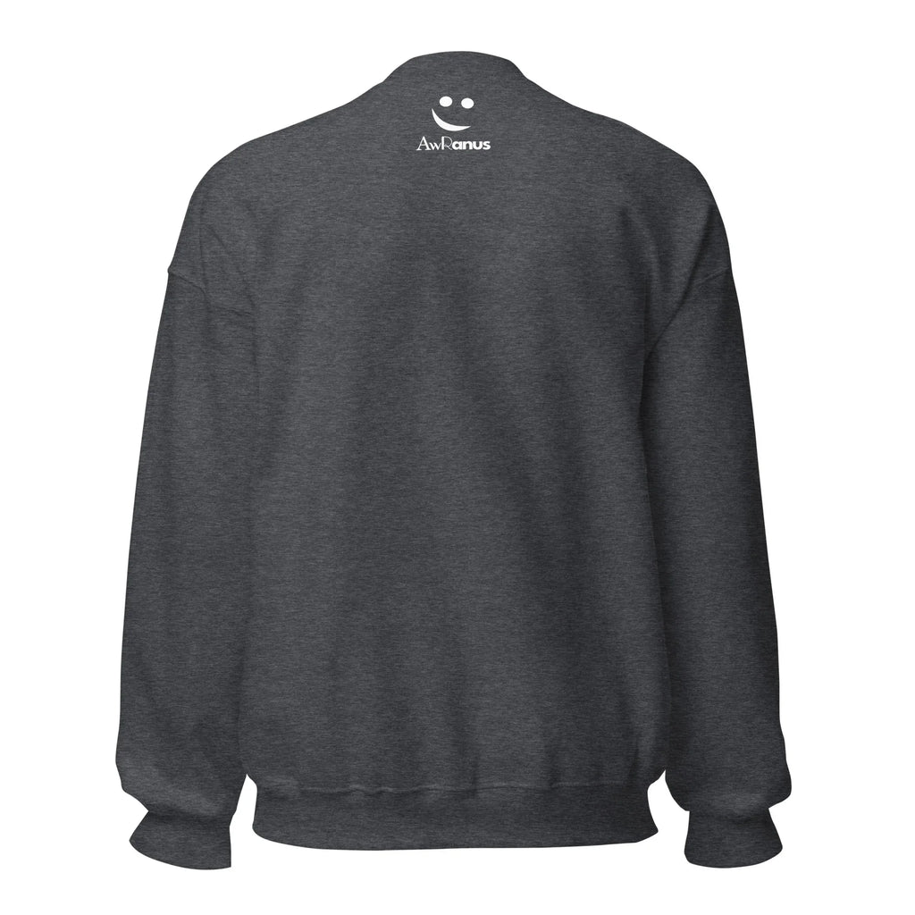 Unisex | Embrace The Journey - Sweatshirt Sweatshirt AwRans Clothing unisex-crew-neck-sweatshirt-dark-heather-back-6750f5f41edbf