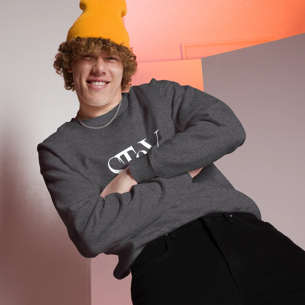 Unisex | Stay Cozy - Sweatshirt Sweatshirt AwRans Clothing unisex-crew-neck-sweatshirt-dark-heather-front-6751933129e2f