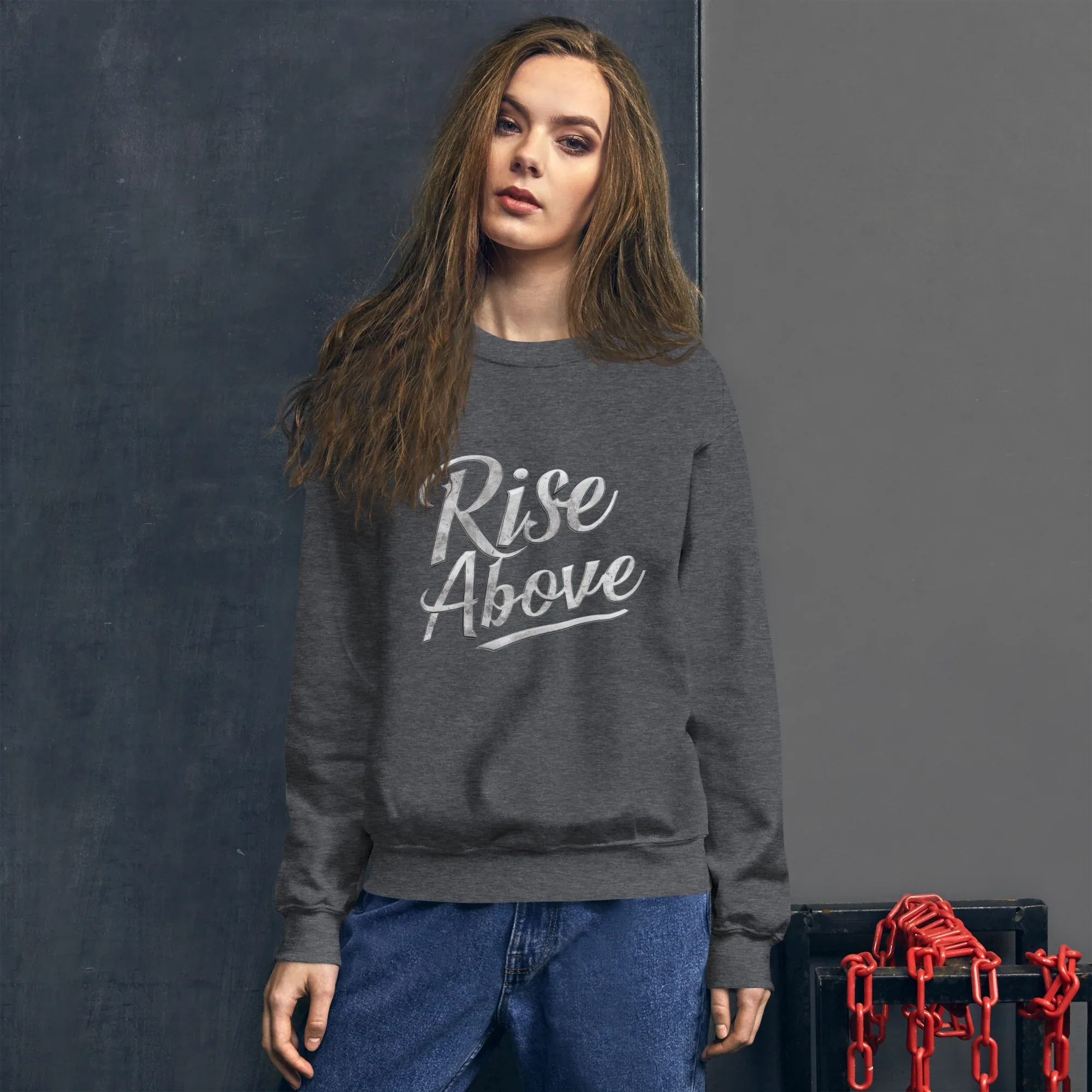 Unisex | Rise Above - Sweatshirt - AwRans Clothing
