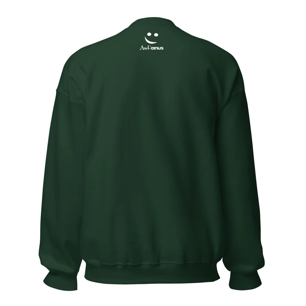 Unisex | Passion Fuels Purpose - Sweatshirt Sweatshirt AwRans Clothing unisex-crew-neck-sweatshirt-forest-green-back-6750f130b98fd