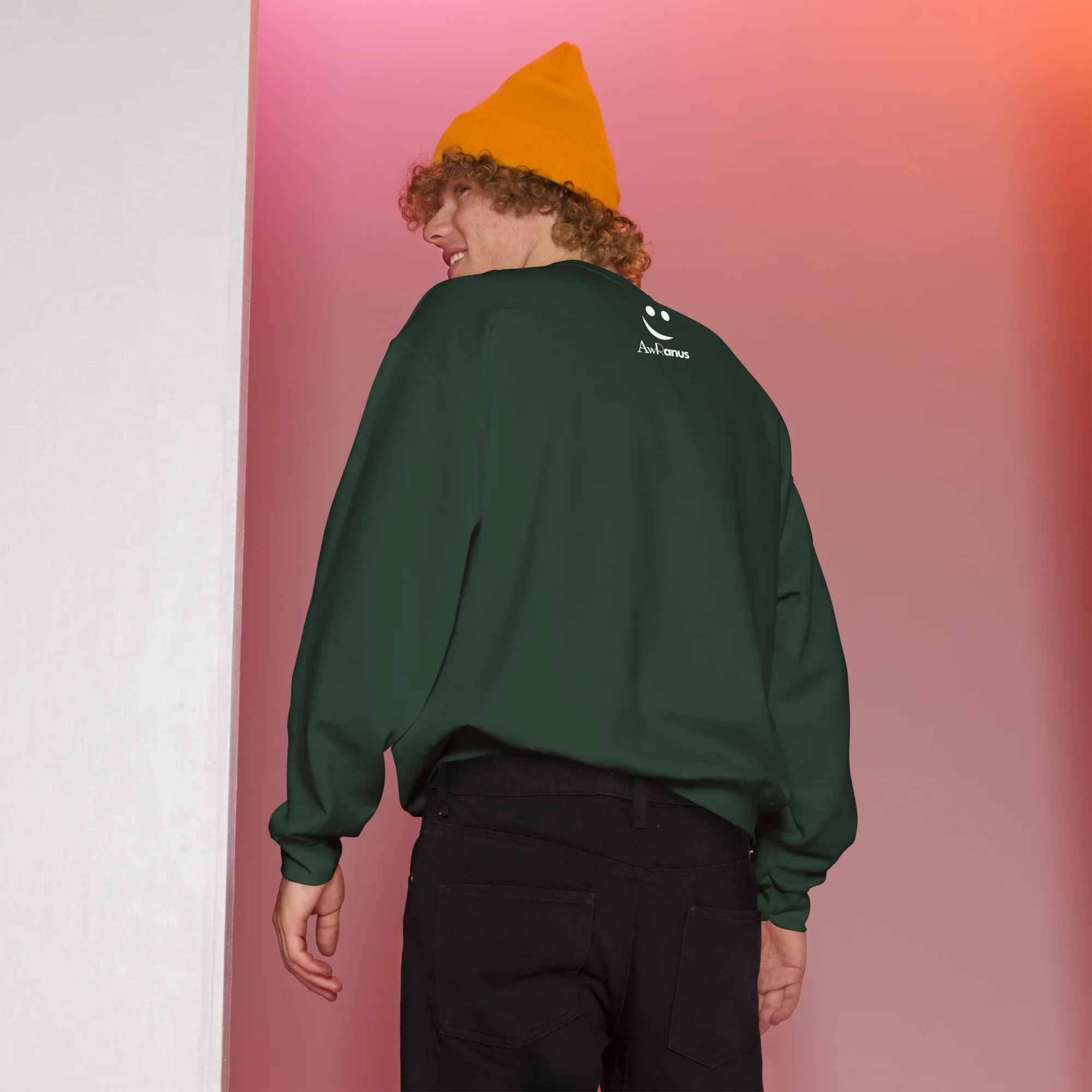 Unisex | Live In The Moment Sweatshirt Sweatshirt AwRans Clothing unisex-crew-neck-sweatshirt-forest-green-back-67518c5722493_828aa0cf-0969-4edf-a69e-155e004eba21